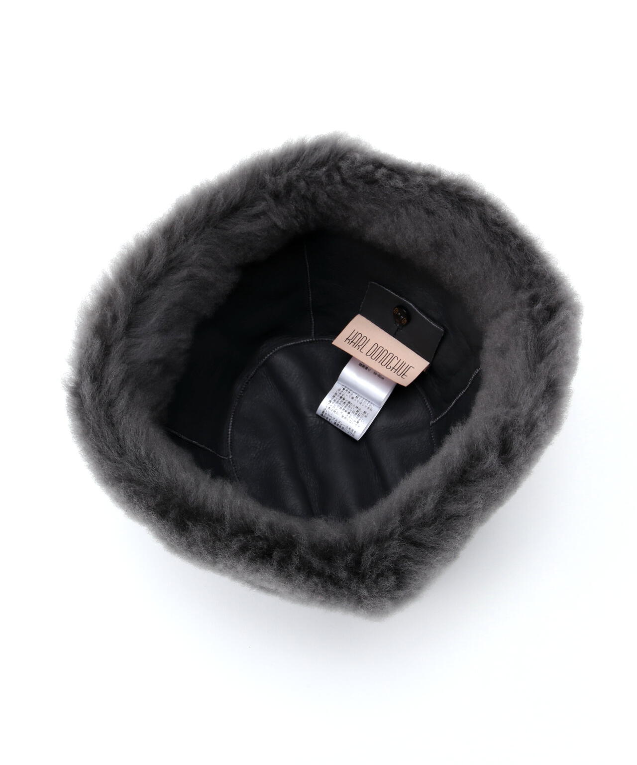 KARL DONOGHUE / CASHMERE TOUCH SHEARLING CLOCHE HAT