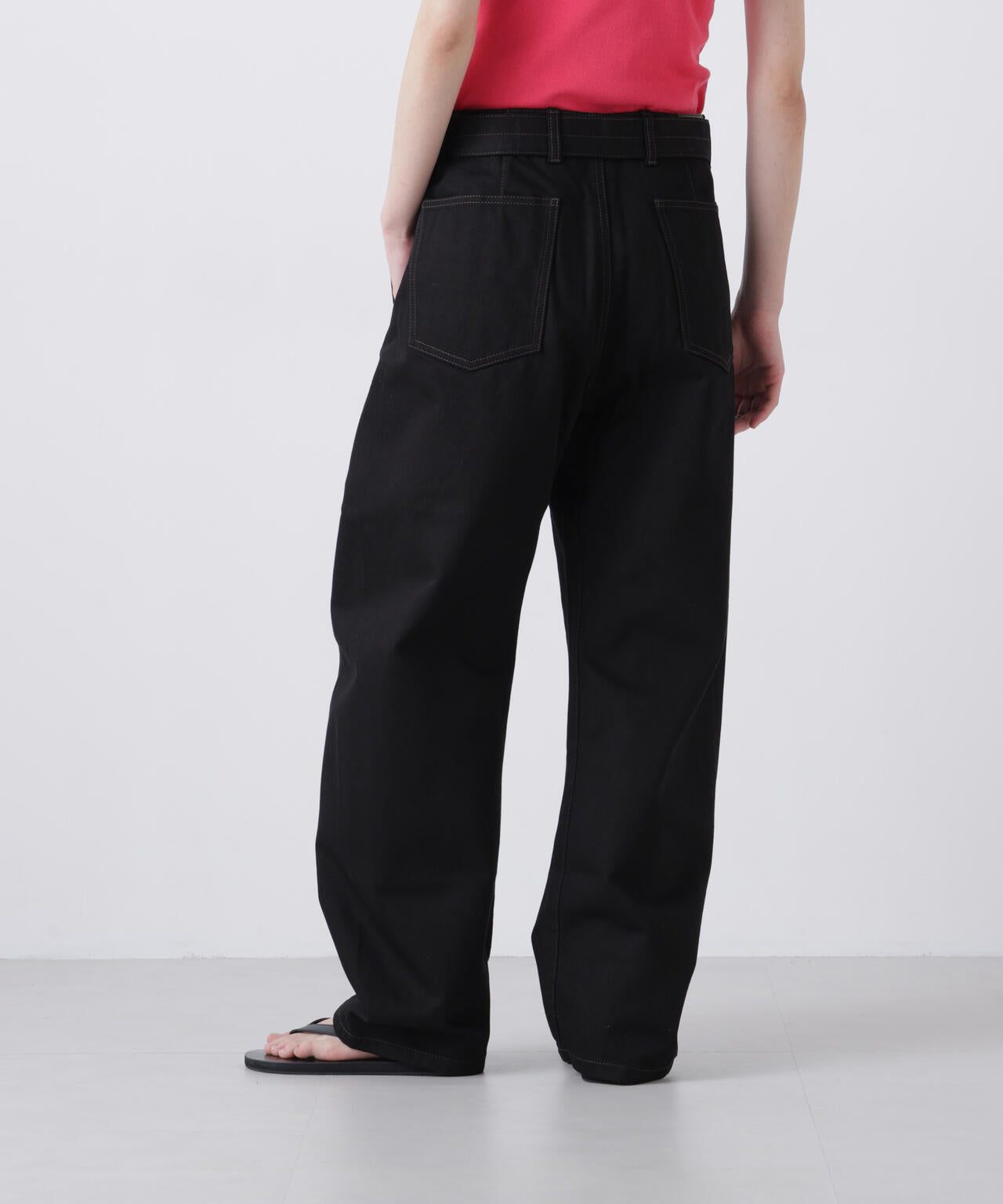 LEMAIRE / TWISTED BELTED PANTS