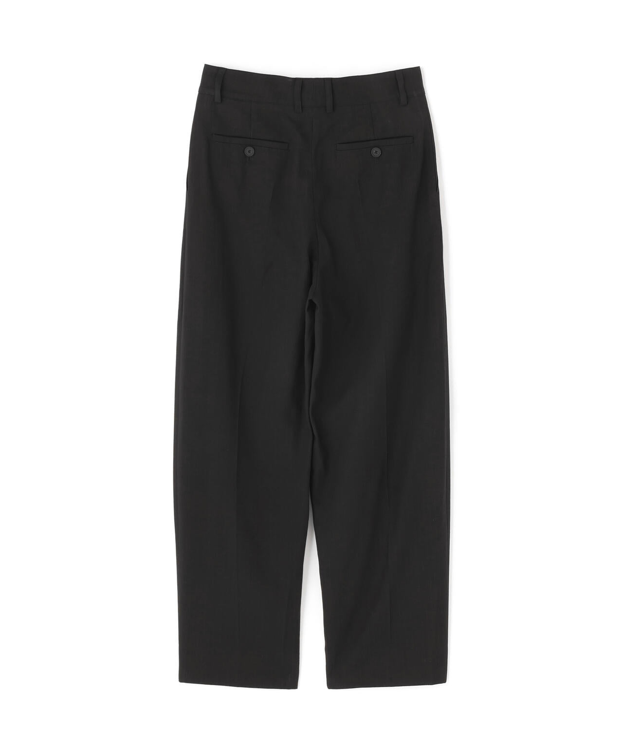 STUDIO NICHOLSON / TONAL BROKEN TWILL DOUBLE PLEAT PANT