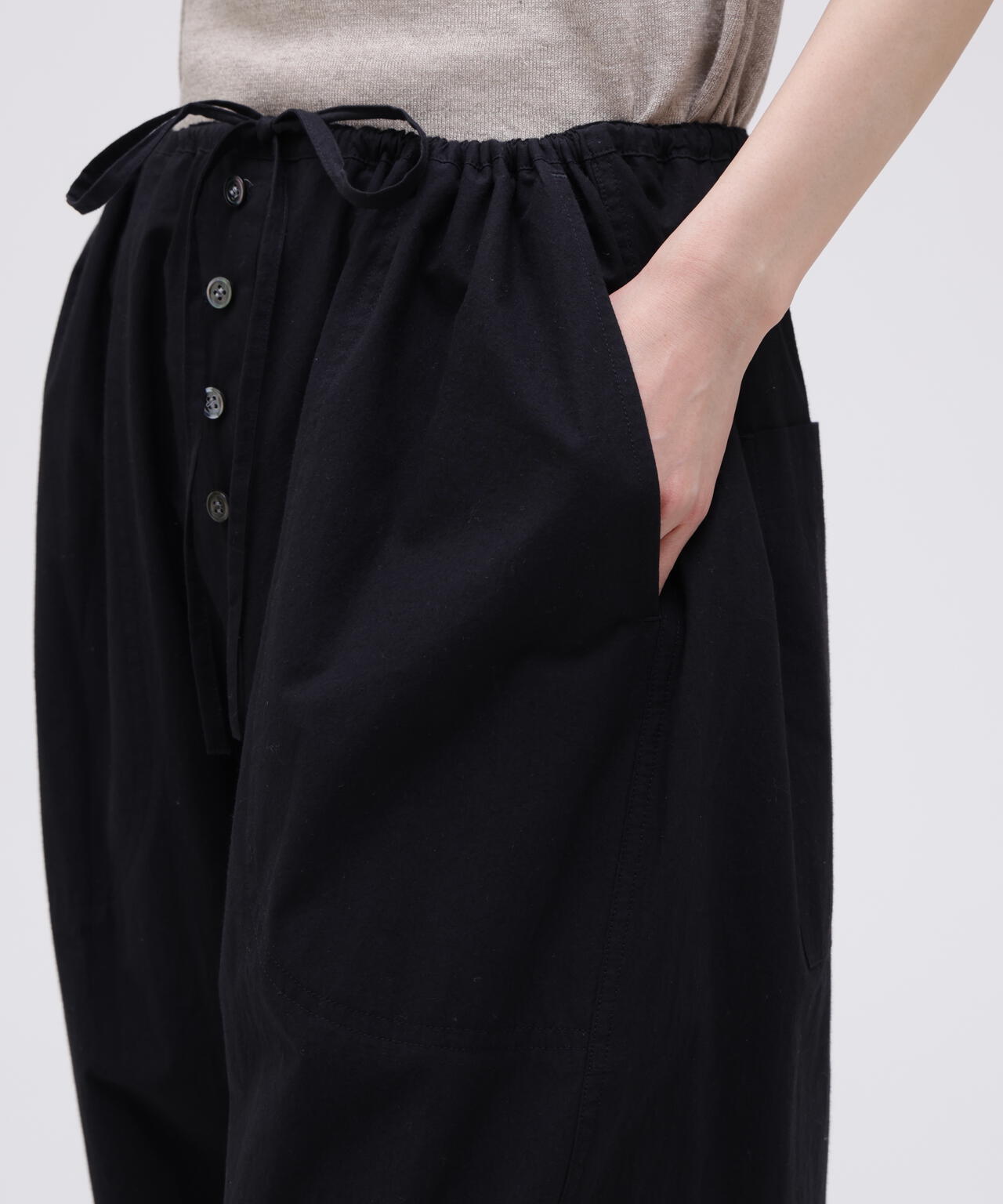 STUDIO NICHOLSON / TYPEWRITER COTTON DRAW CORD PANT
