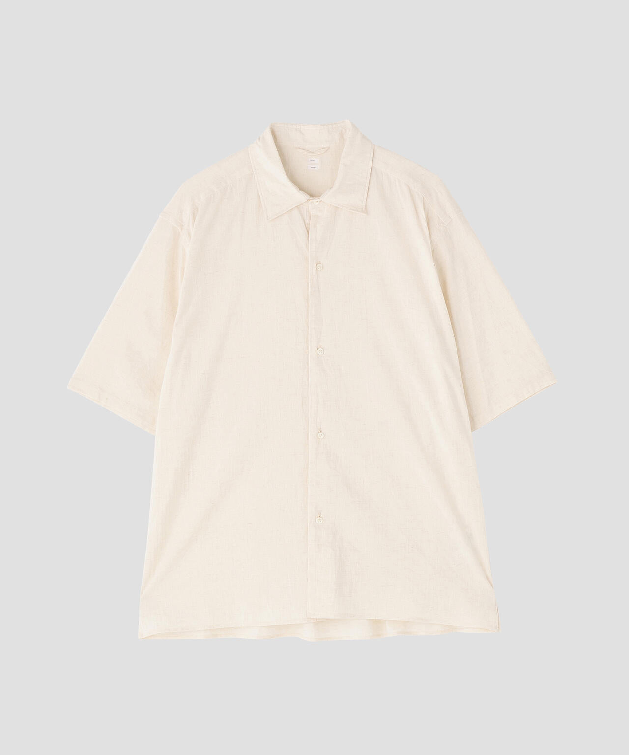 [別注]blurhms / COTTON LINEN HALF-SLEEVE SHIRT