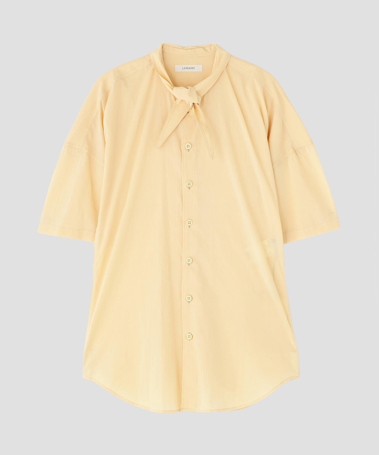 LEMAIRE / SHORT SLEEVE SHIRT WITH FOULARD