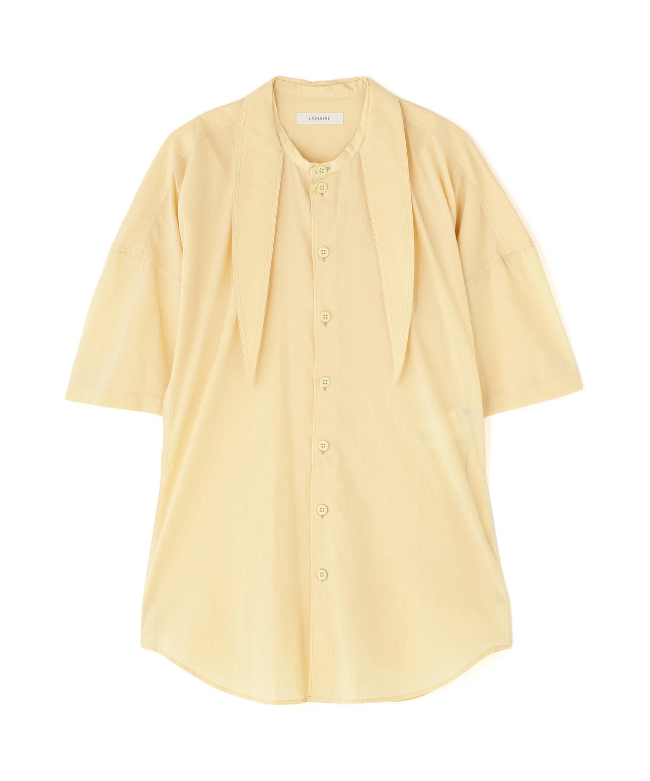 LEMAIRE / SHORT SLEEVE SHIRT WITH FOULARD