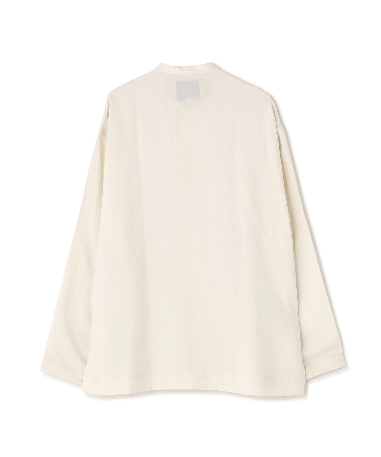 STUDIO NICHOLSON / VINTAGE SOFT LINEN UNISEX GRANDAD COLLAR SHIRT