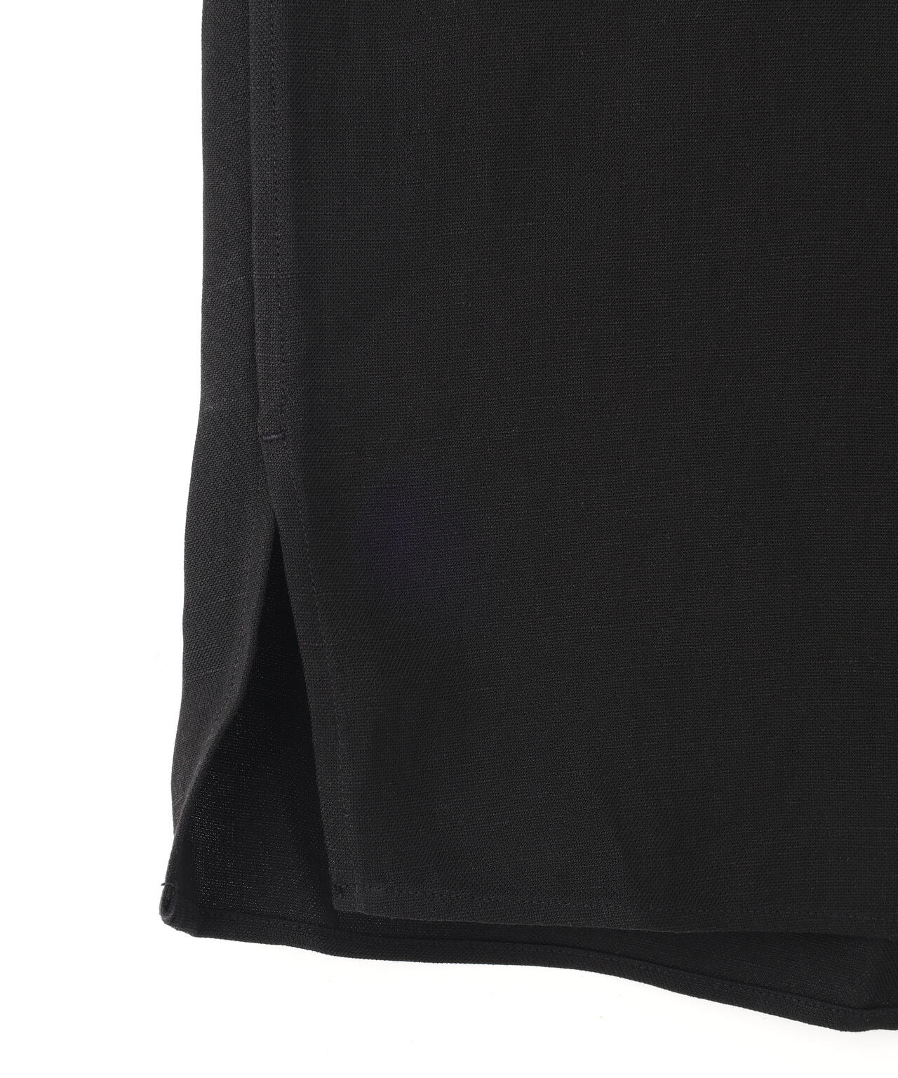 STUDIO NICHOLSON / VINTAGE SOFT LINEN HALF PLACKET SHORT SLEEVE SHIRT