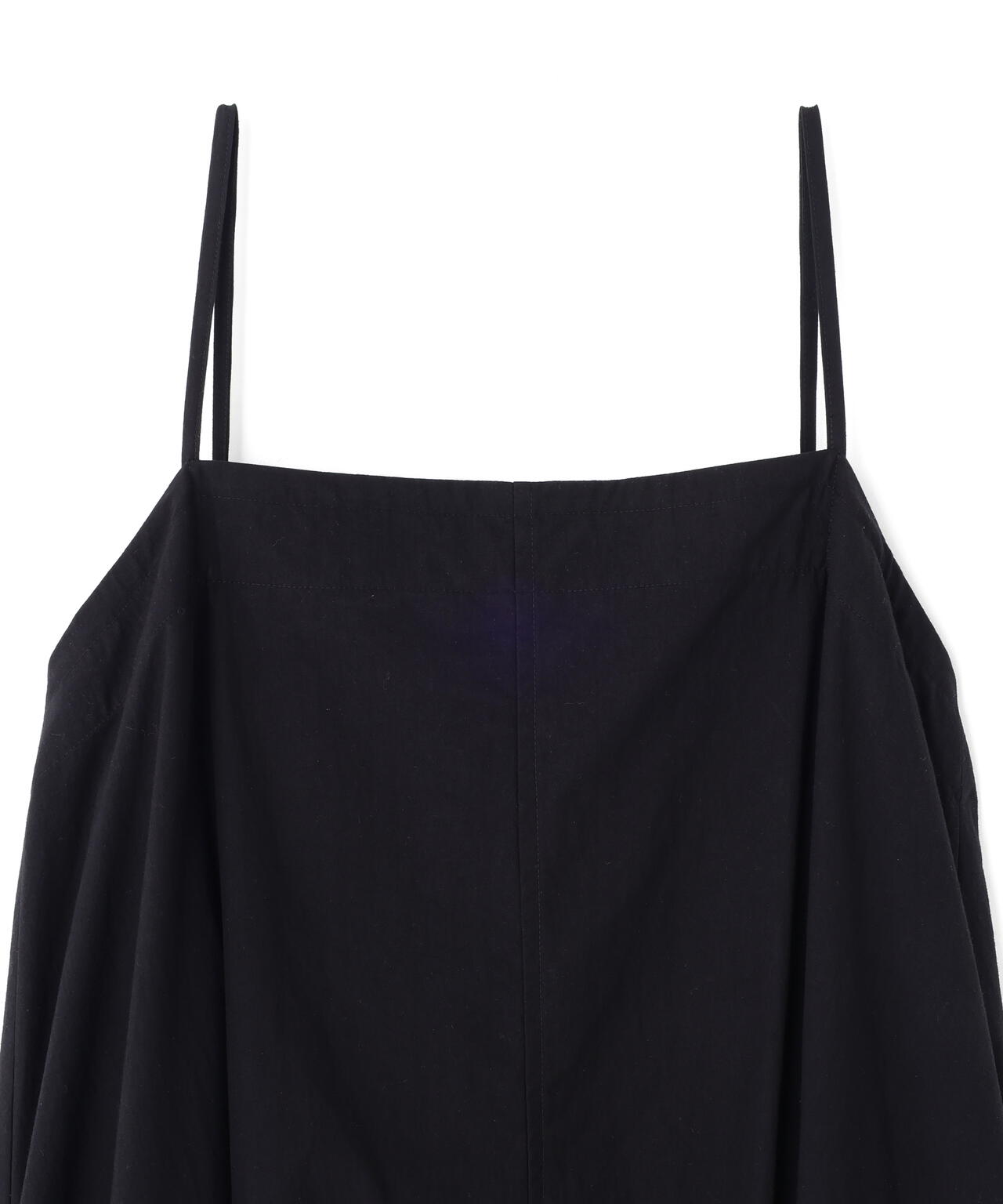 STUDIO NICHOLSON / TYPEWRITER COTTON GATHERED BACK DRESS(PETITE FIT)