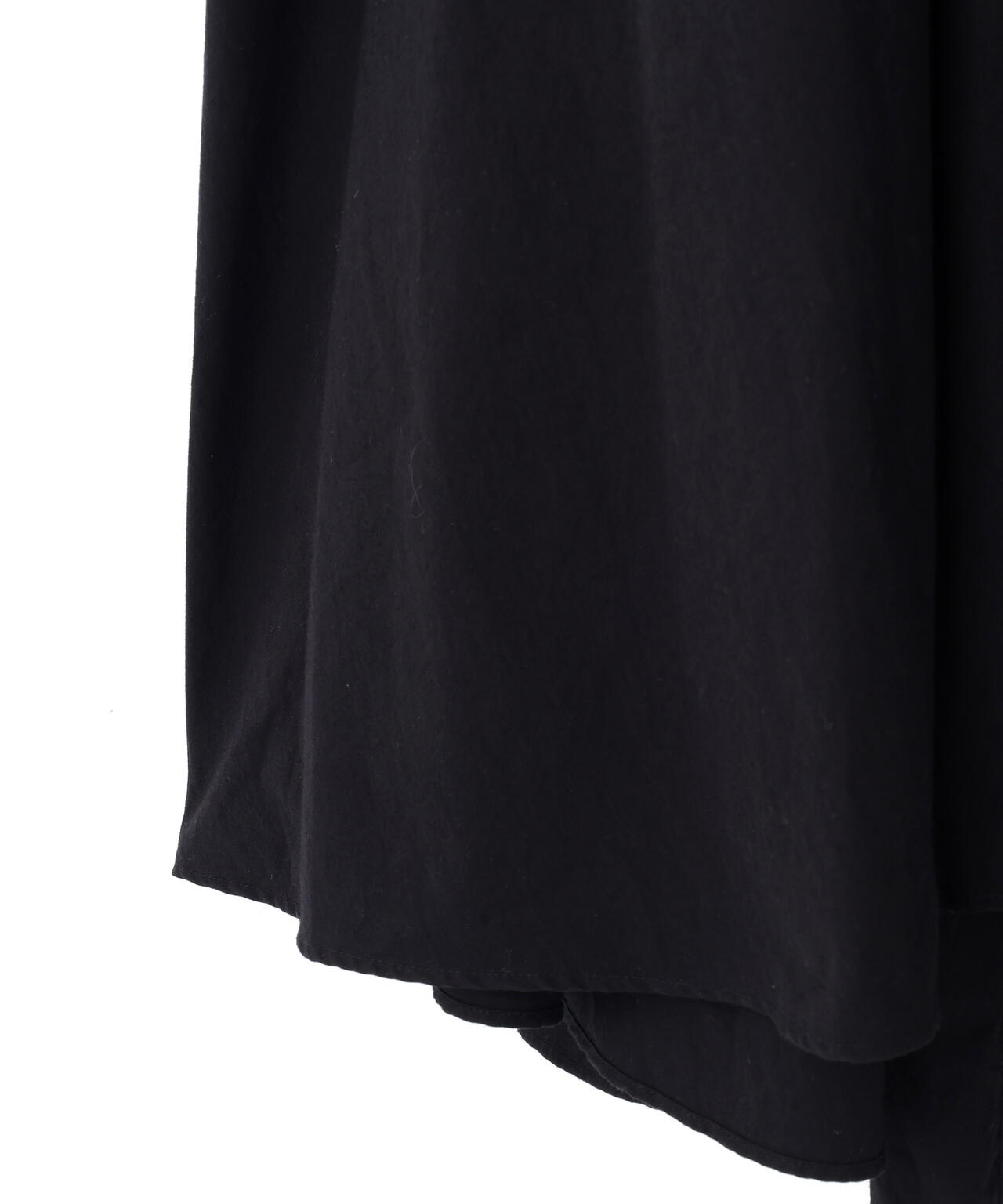 STUDIO NICHOLSON / TYPEWRITER COTTON GATHERED BACK DRESS(PETITE FIT)