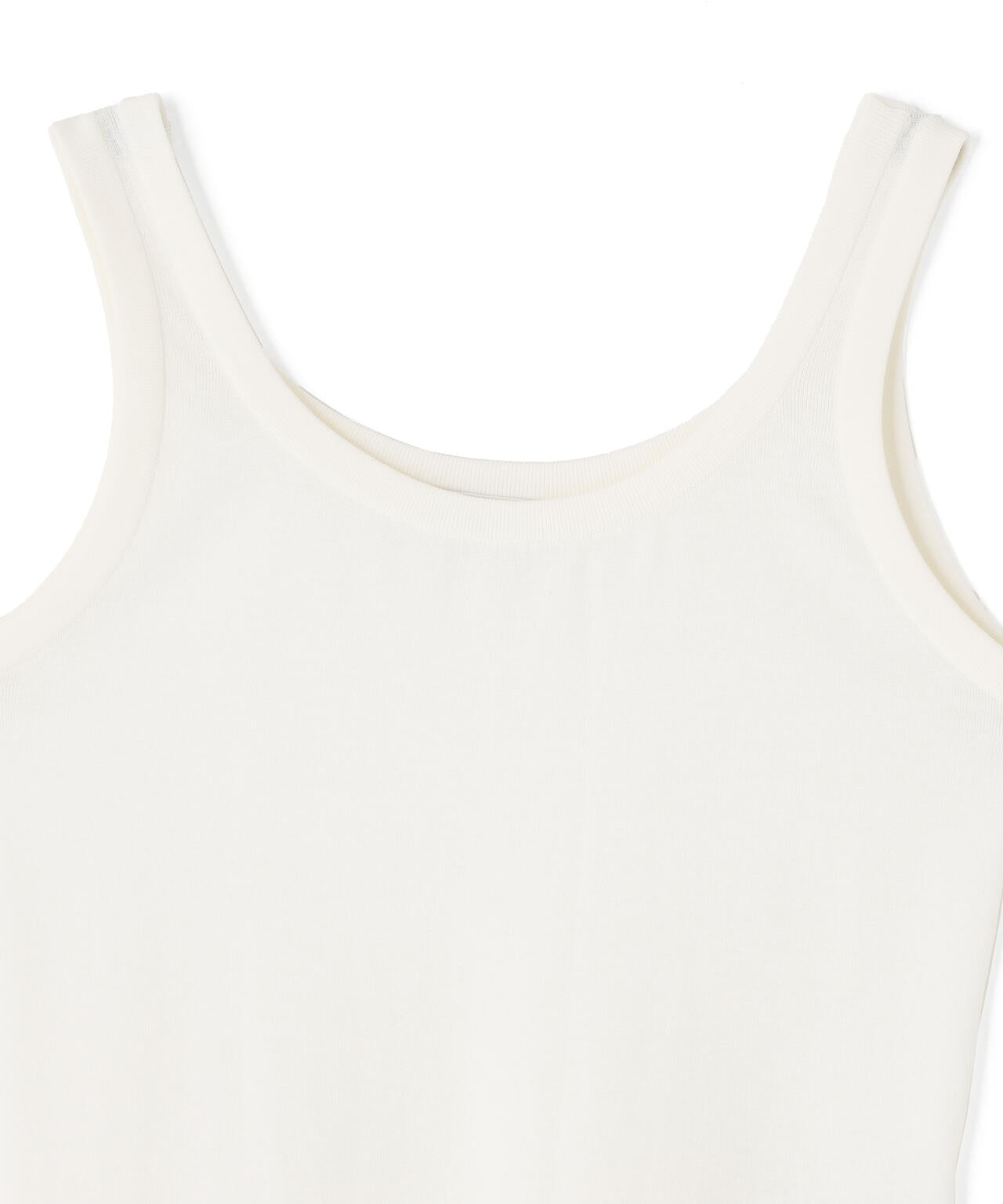 ATON / FRESCA CIRCULAR RIB TANK TOP