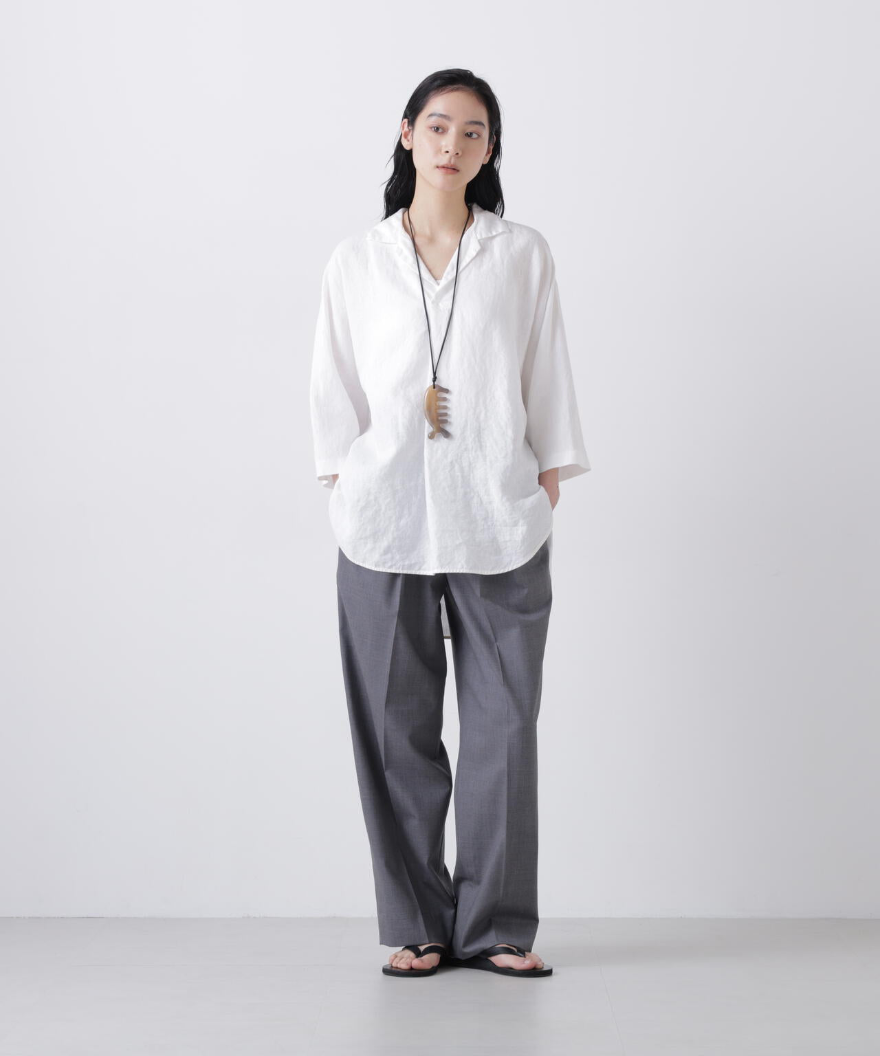 LEMAIRE / BELUGA GUA SHA NECKLACE