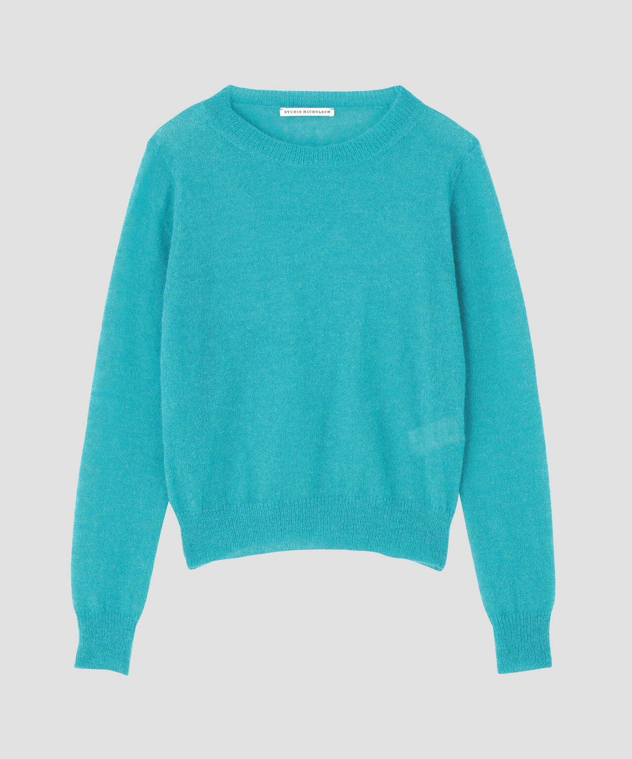 STUDIO NICHOLSON / MOHAIR SHUNKEN FIT CREW NECK