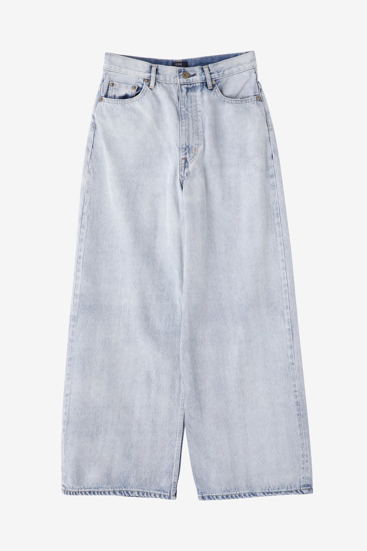 YLEVE / 13.5oz DENIM HIGH WAIST WIDE FADE