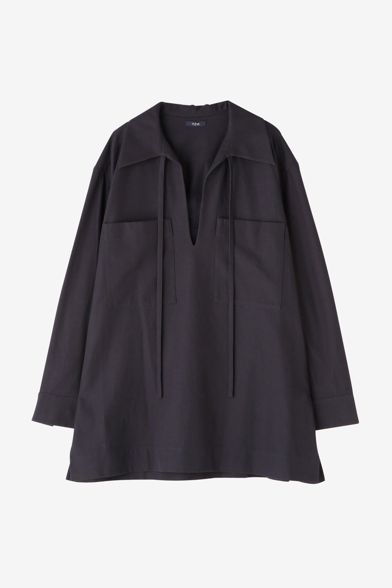 YLEVE / COTTON LINEN HIGH TWIST GABARDINE TUNIC