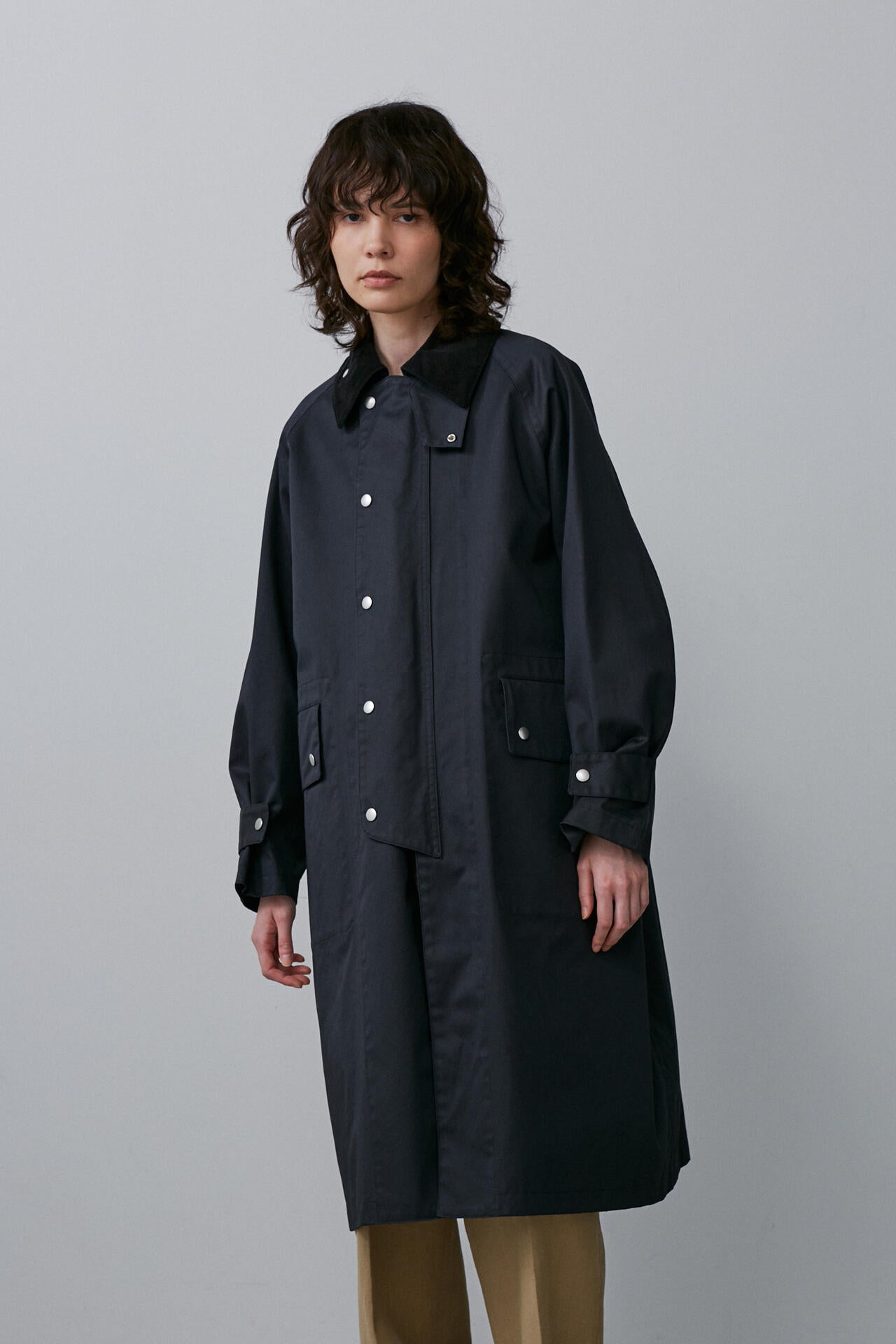 YLEVE / COATED ORGANIC COTTON CHINO CO
