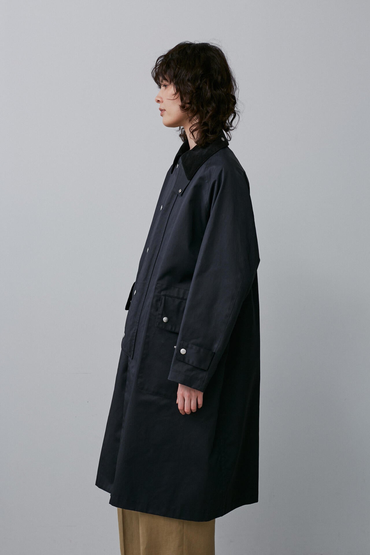 YLEVE / COATED ORGANIC COTTON CHINO CO
