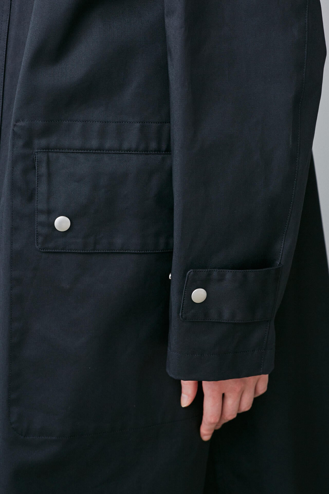 YLEVE / COATED ORGANIC COTTON CHINO CO