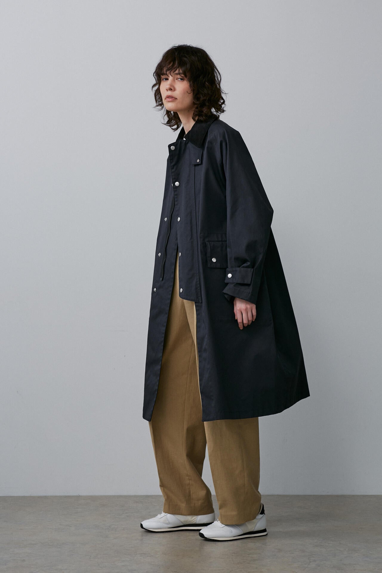 YLEVE / COATED ORGANIC COTTON CHINO CO