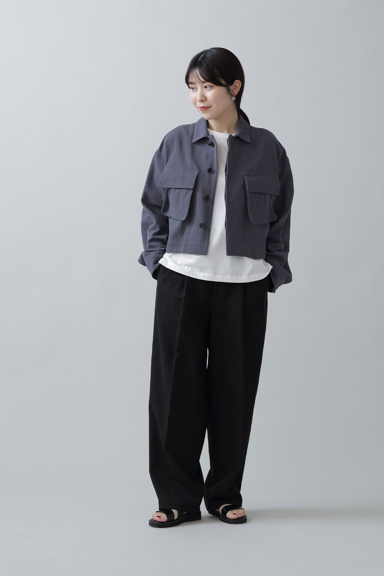 YLEVE / COTTON LINEN TWILL BZ
