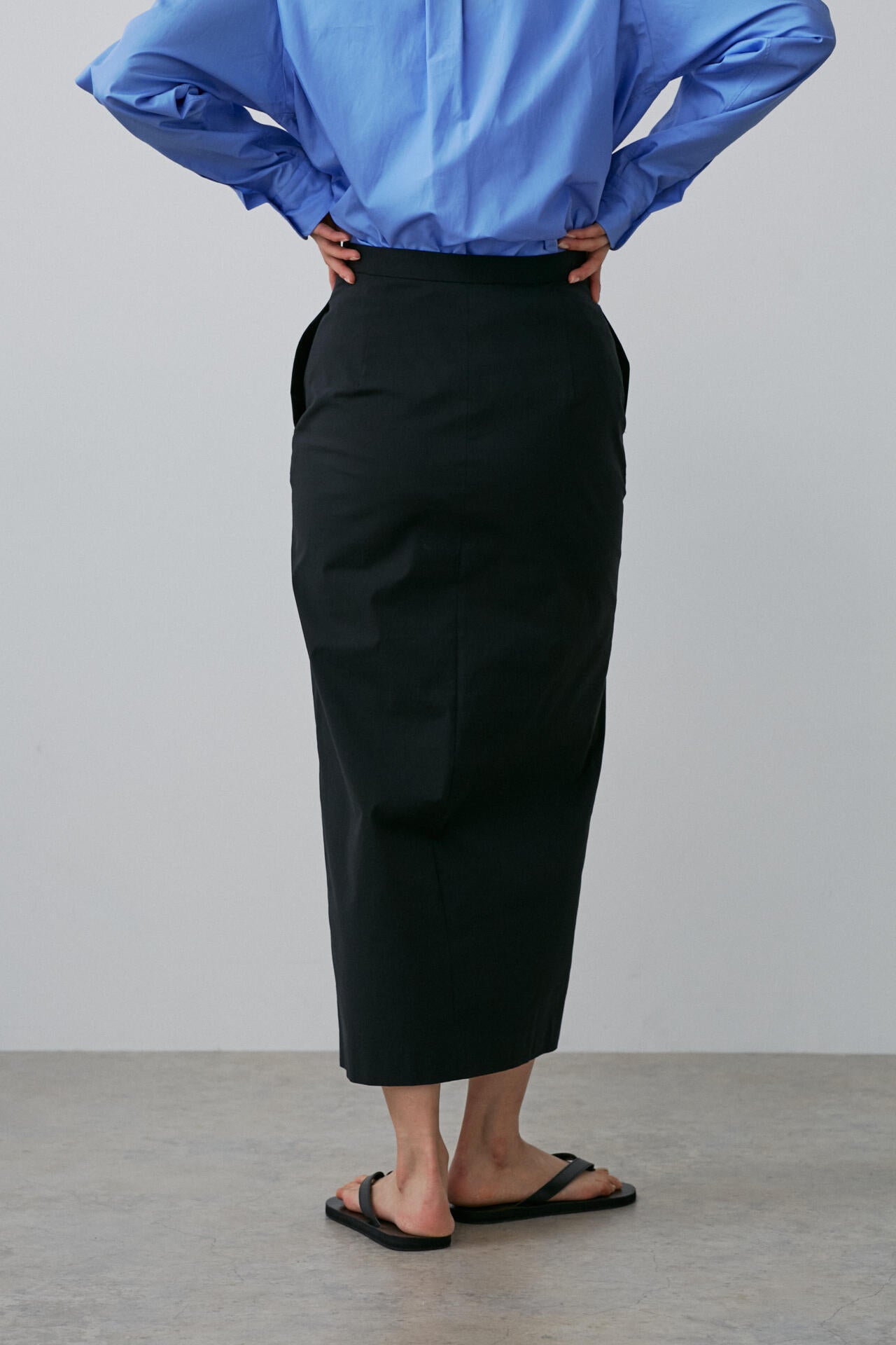 YLEVE / COTTON NYLON STRETCH WEATHER SKIRT