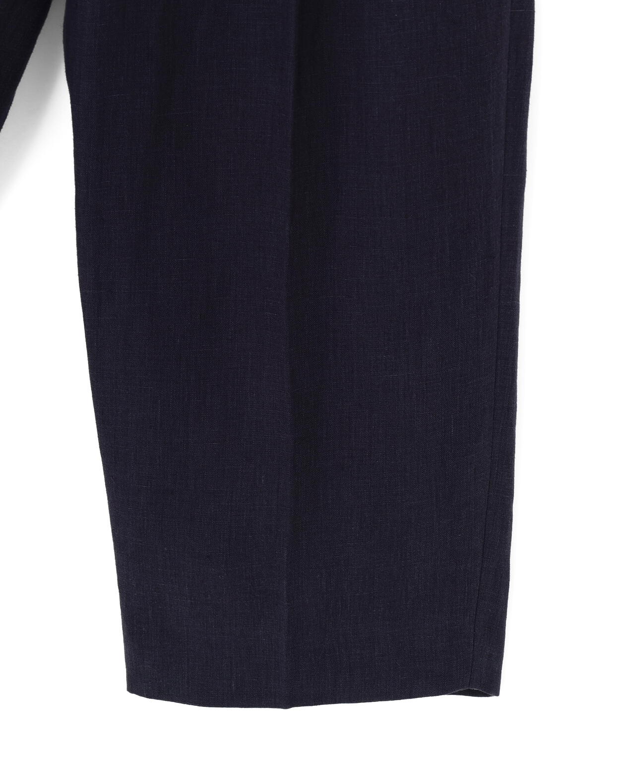 YLEVE / LINEN DOUBLE CLOTH TROUSERS