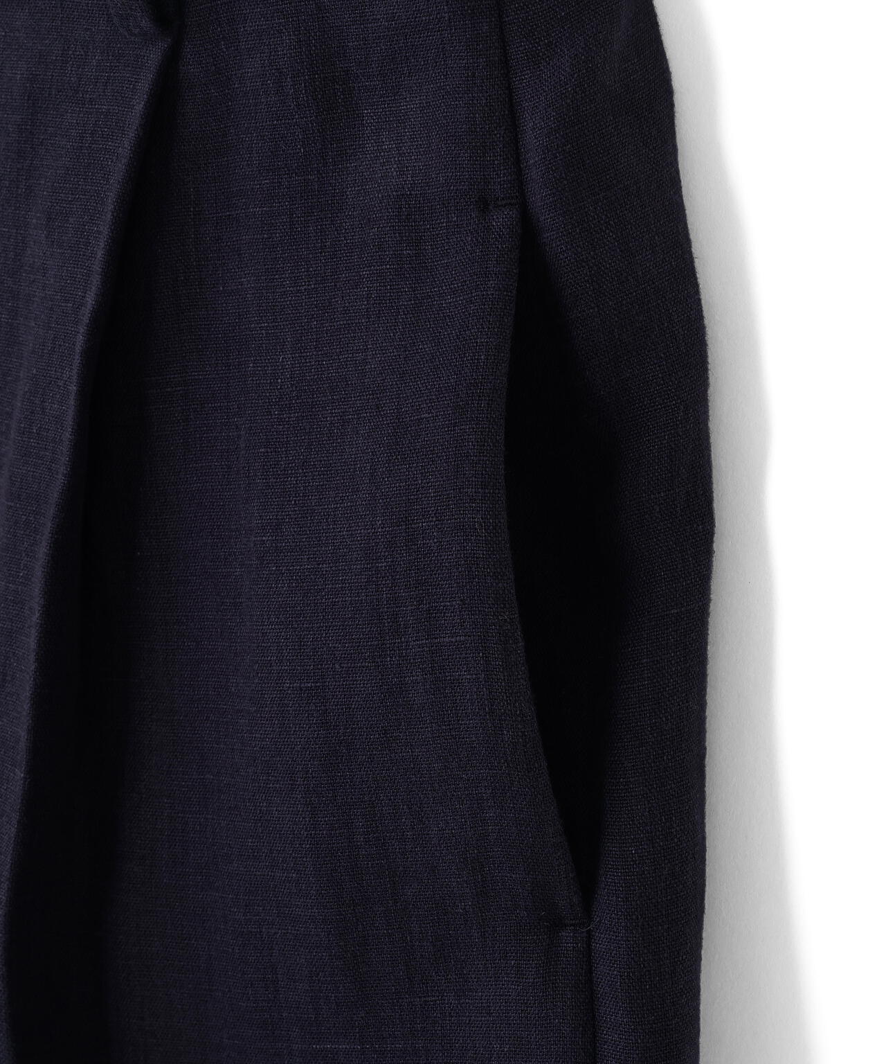 YLEVE / LINEN DOUBLE CLOTH TROUSERS