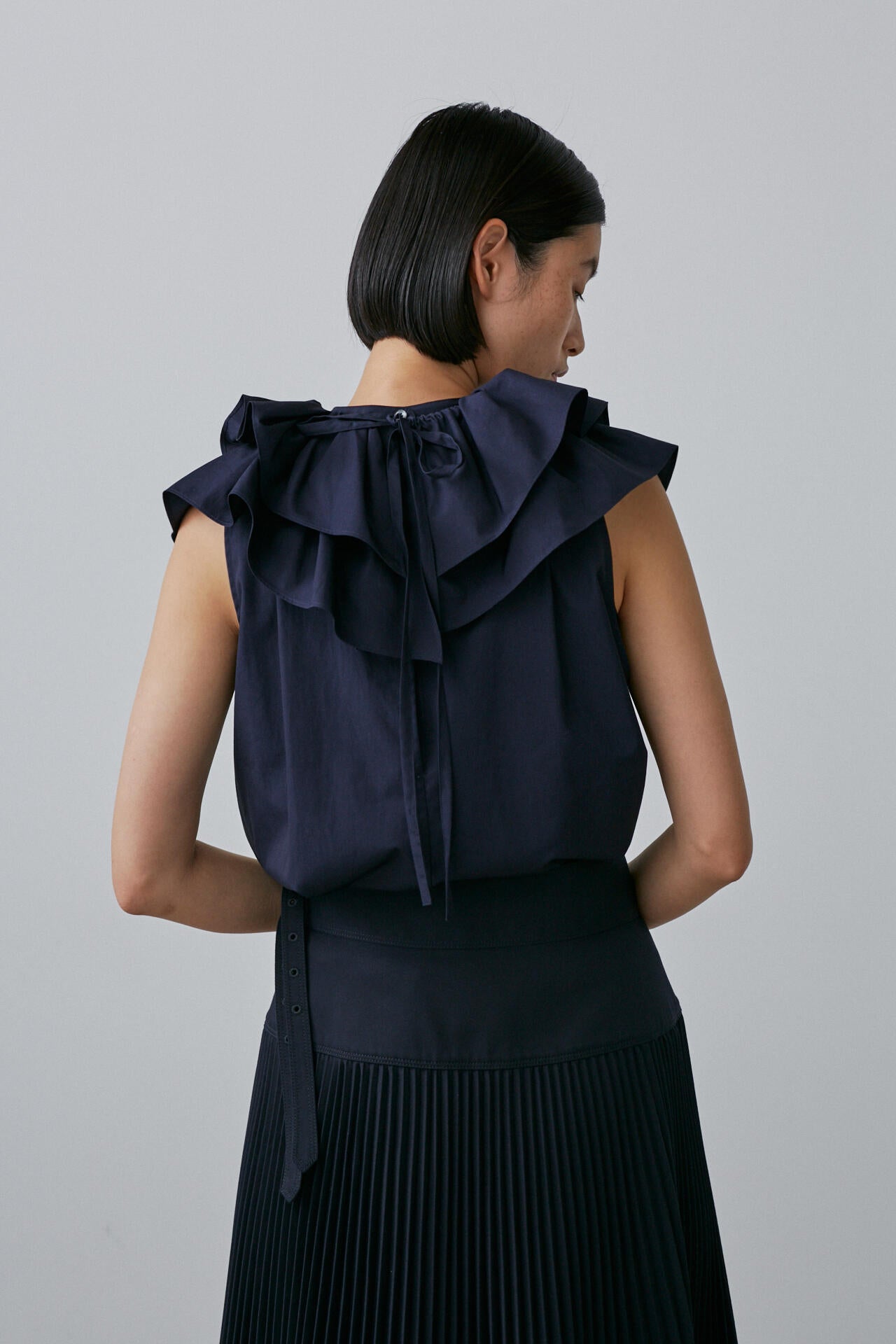 BOURRIENNE × YLEVE / COTTON TYPEWRITER BL / LAN