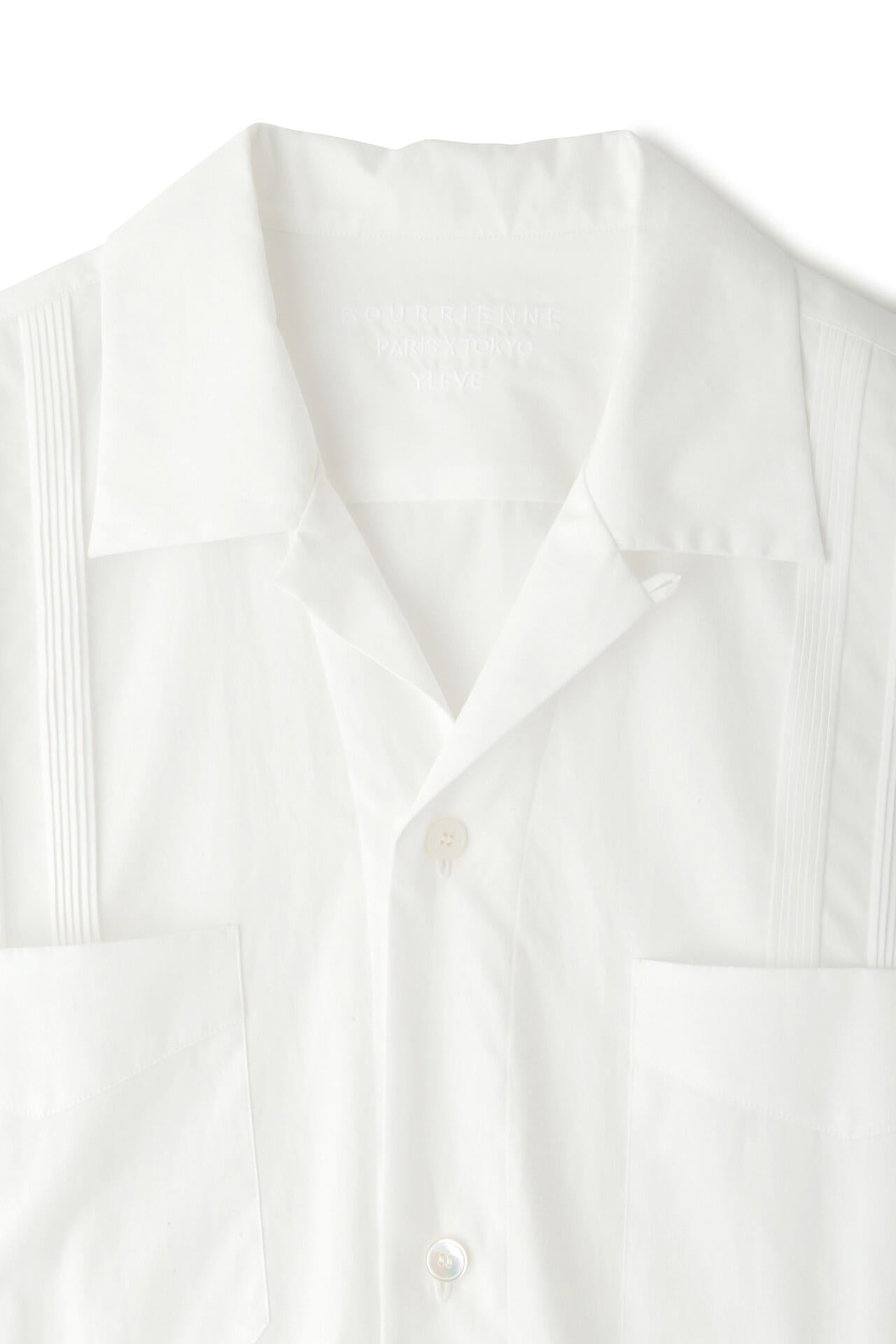 BOURRIENNE × YLEVE / COTTON TYPEWRITER CUBAN SH / WA