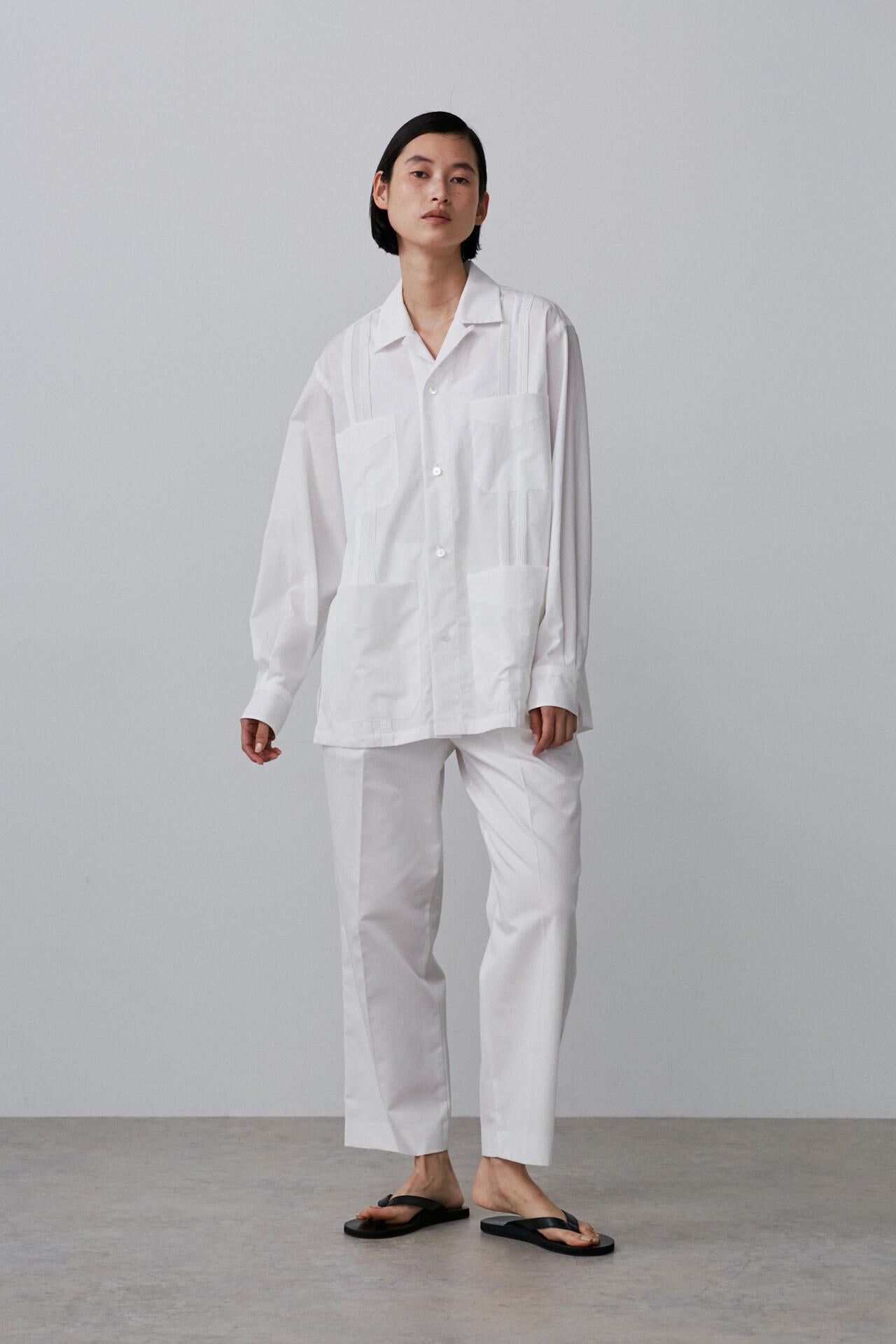 BOURRIENNE × YLEVE / COTTON TYPEWRITER CUBAN SH / WA