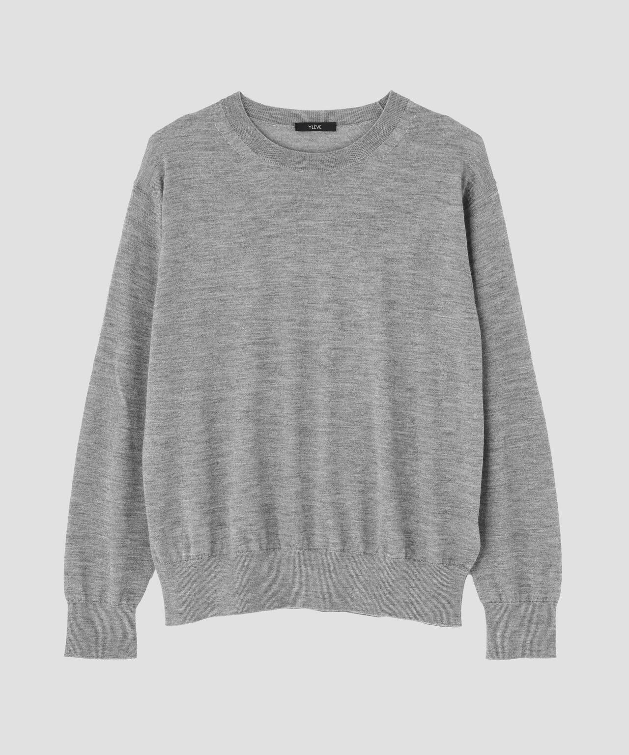 YLEVE / CASHMERE SILK KNIT PULLOVER