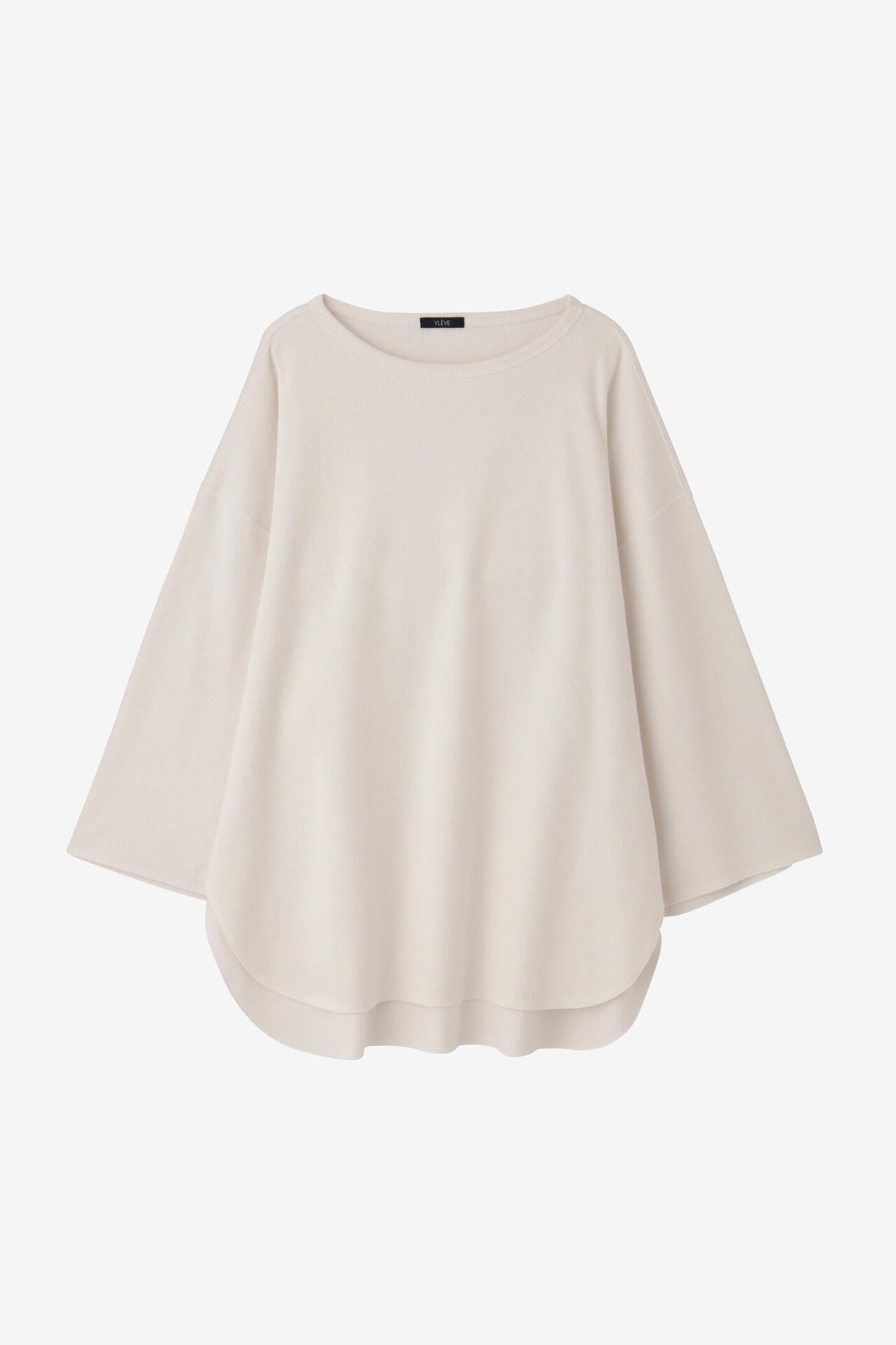 YLEVE / COTTON RIB PULLOVER BIG
