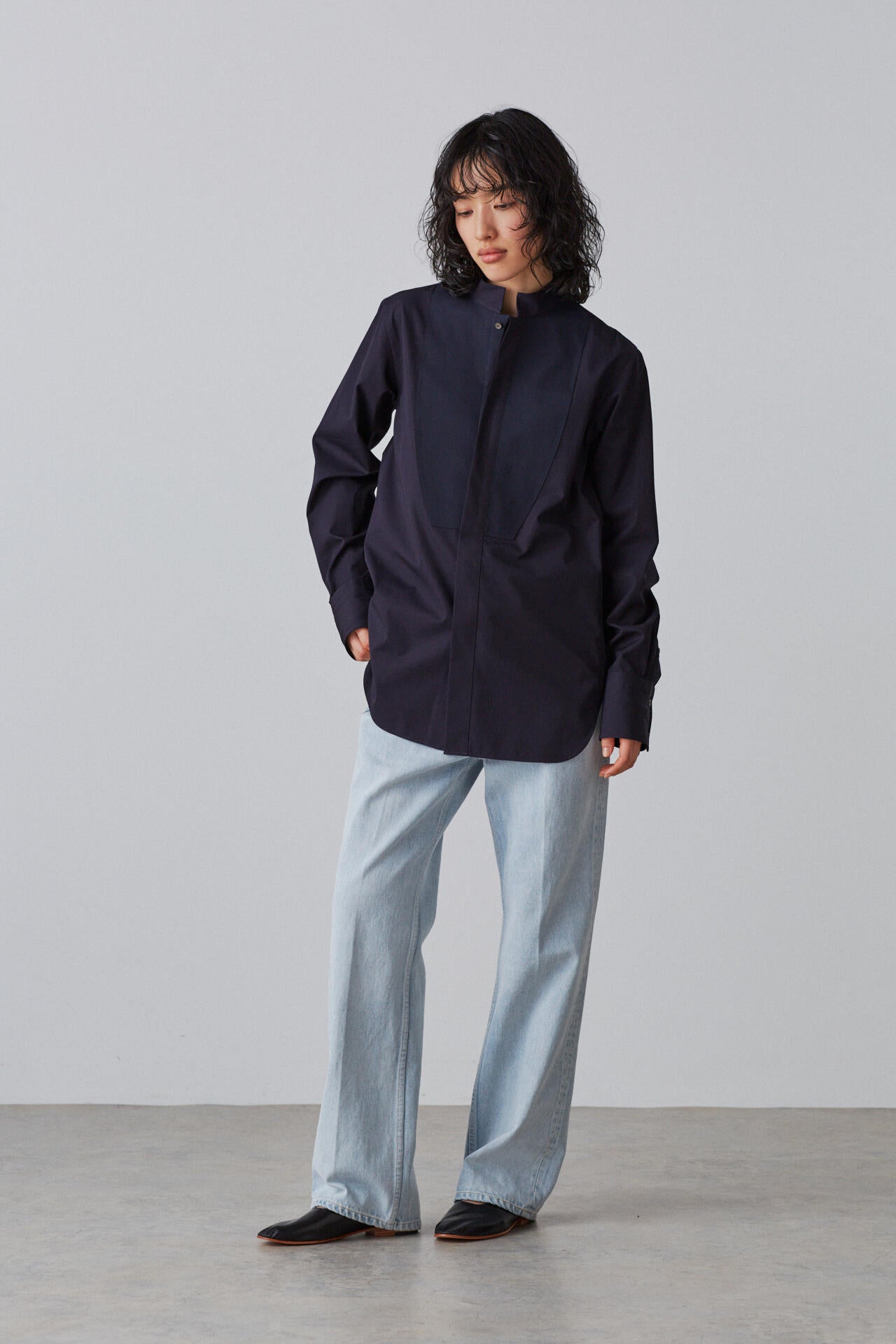 BOURRIENNE × YLEVE / SUPIMA COTTON TYPEWRITER SH / SHIN