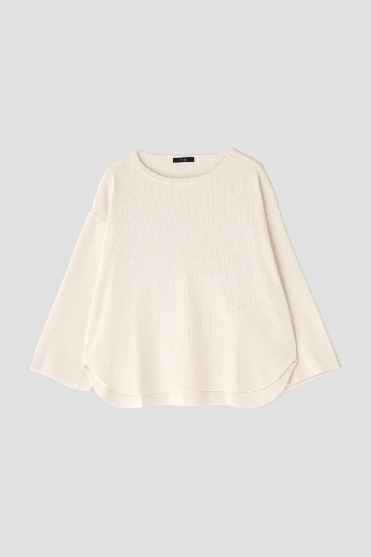 YLEVE / COTTON RIB PULLOVER