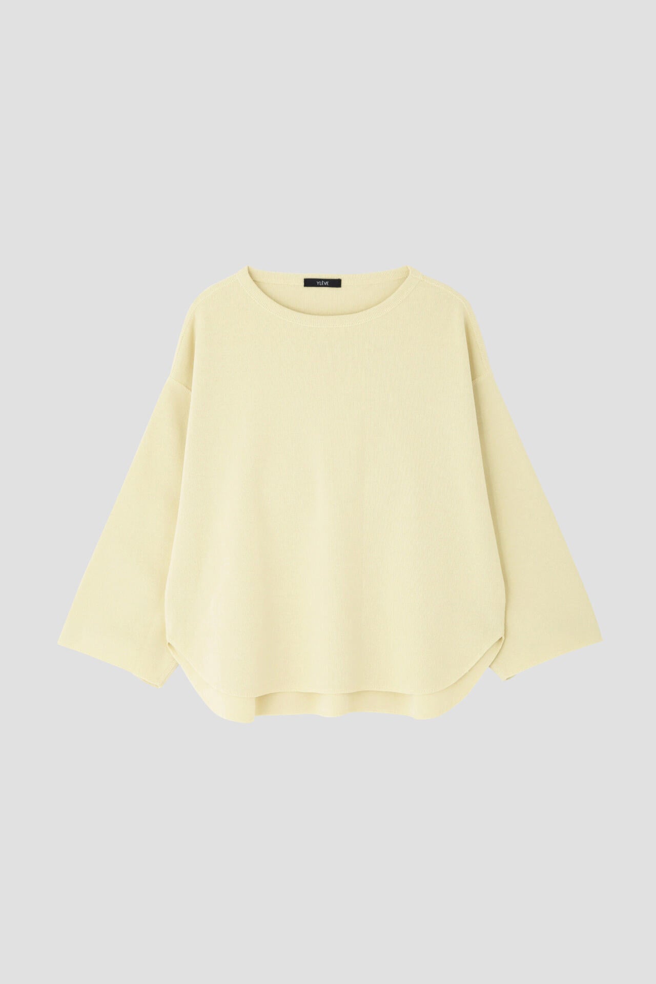 YLEVE / COTTON RIB PULLOVER