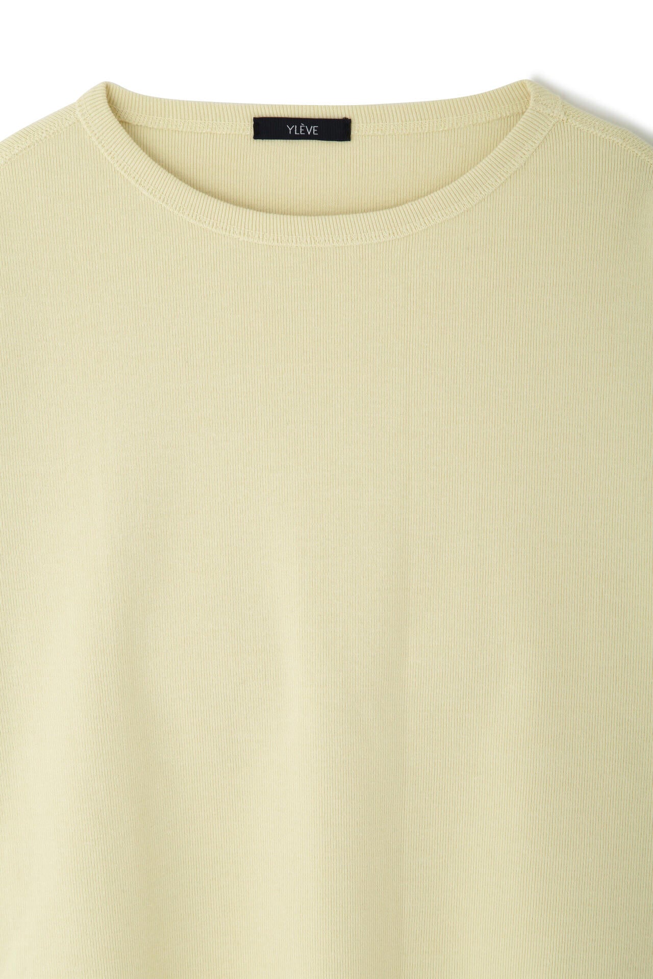 YLEVE / COTTON RIB PULLOVER