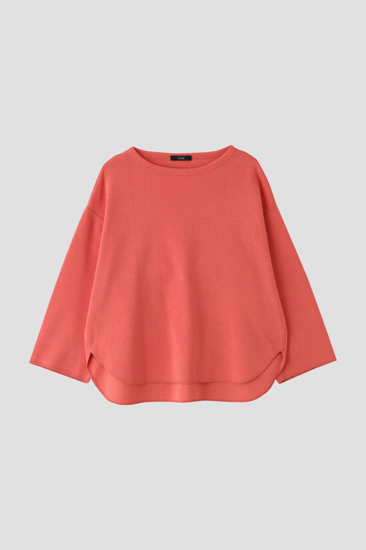 YLEVE / COTTON RIB PULLOVER