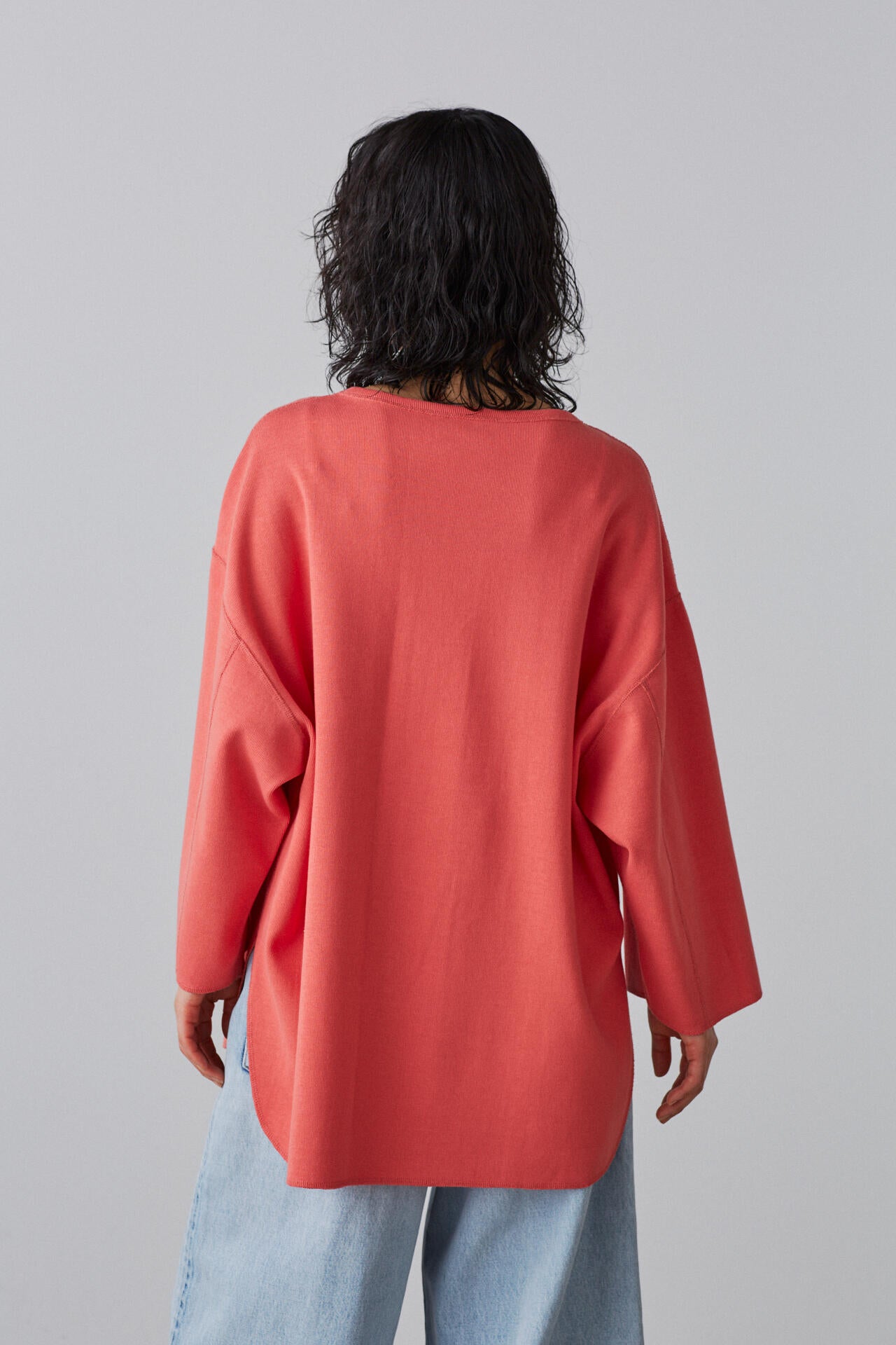YLEVE / COTTON RIB PULLOVER BIG