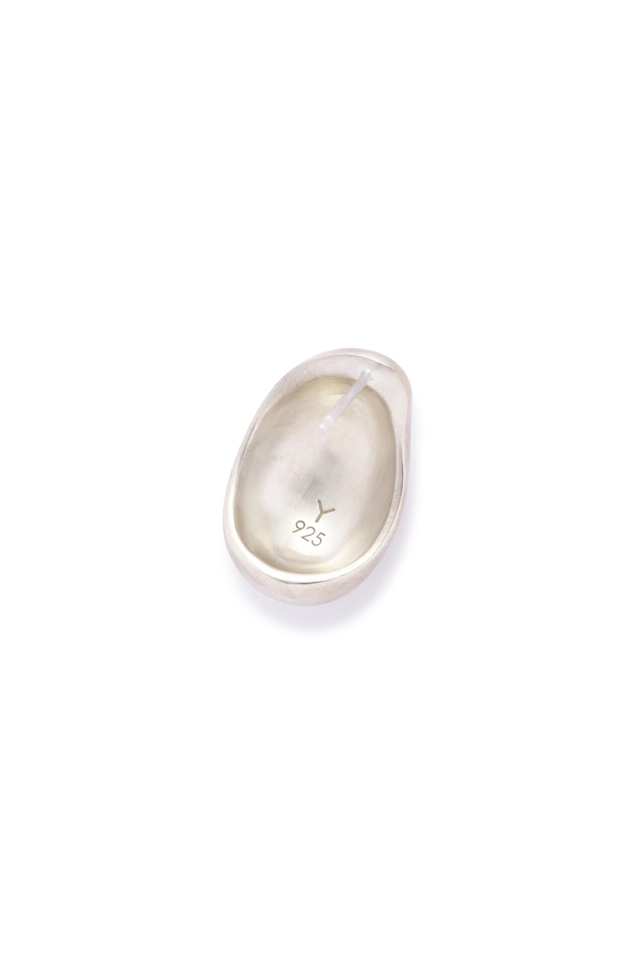 YLEVE / SILVER STONE EARRING