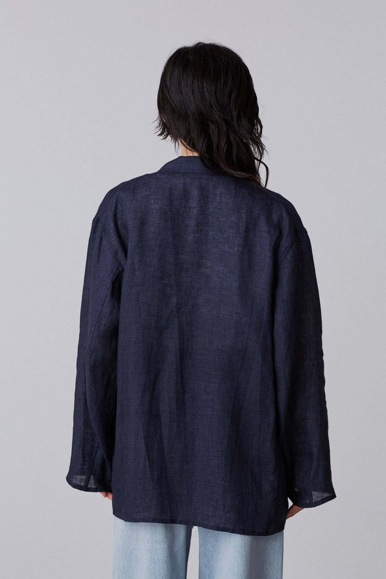 YLEVE / LINEN POPLIN JACKET