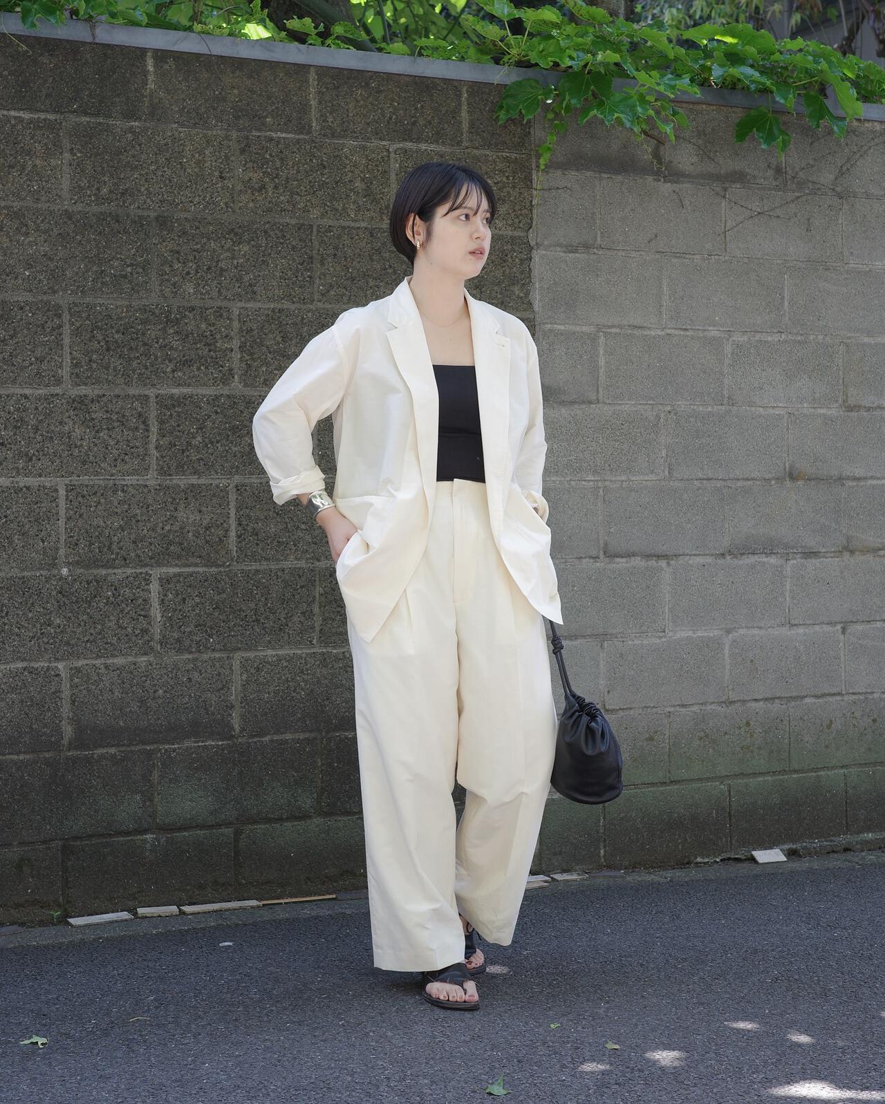 YLEVE / SILK COTTON CLOTH BIO SUEDE JACKET
