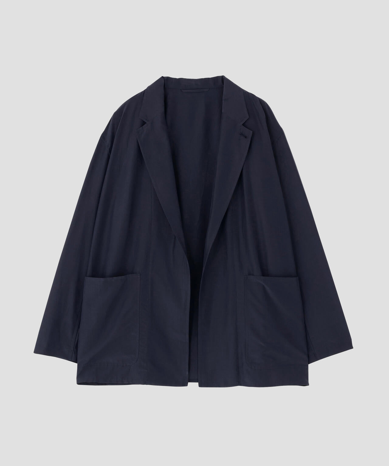 YLEVE / SILK COTTON CLOTH BIO SUEDE JACKET