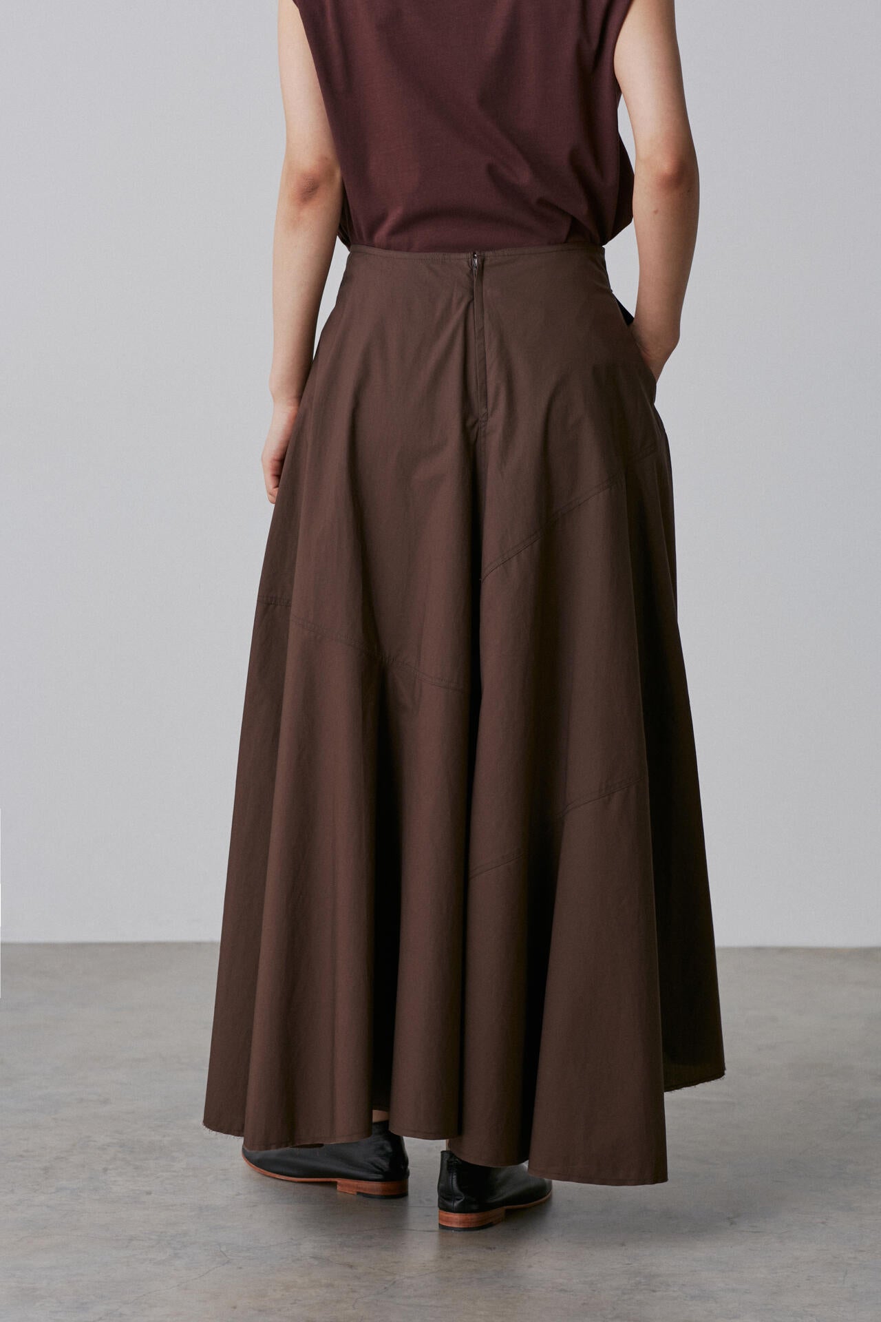 YLEVE / SUVIN COTTON TYPEWRITER SKIRT