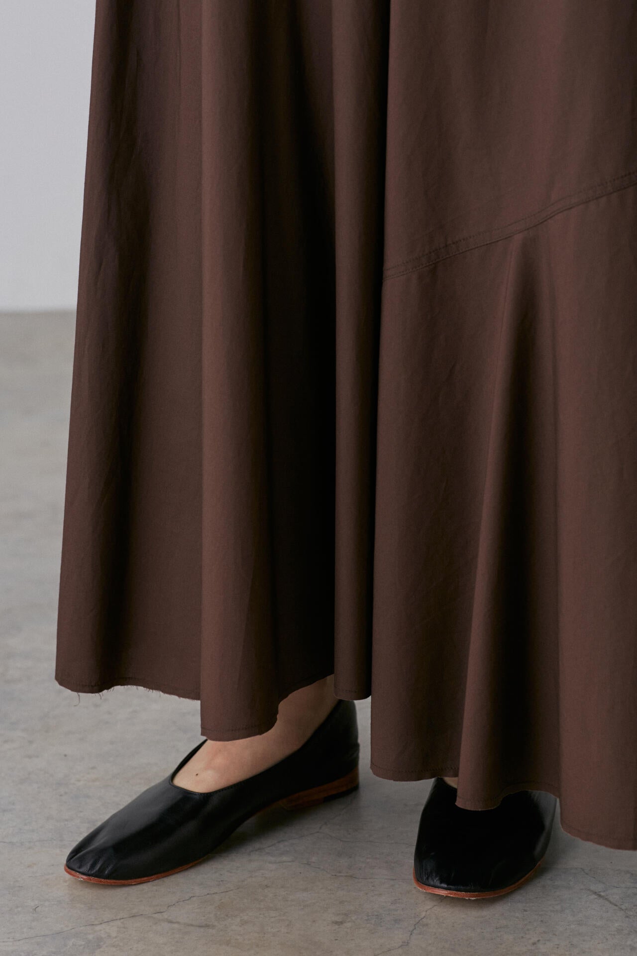 YLEVE / SUVIN COTTON TYPEWRITER SKIRT