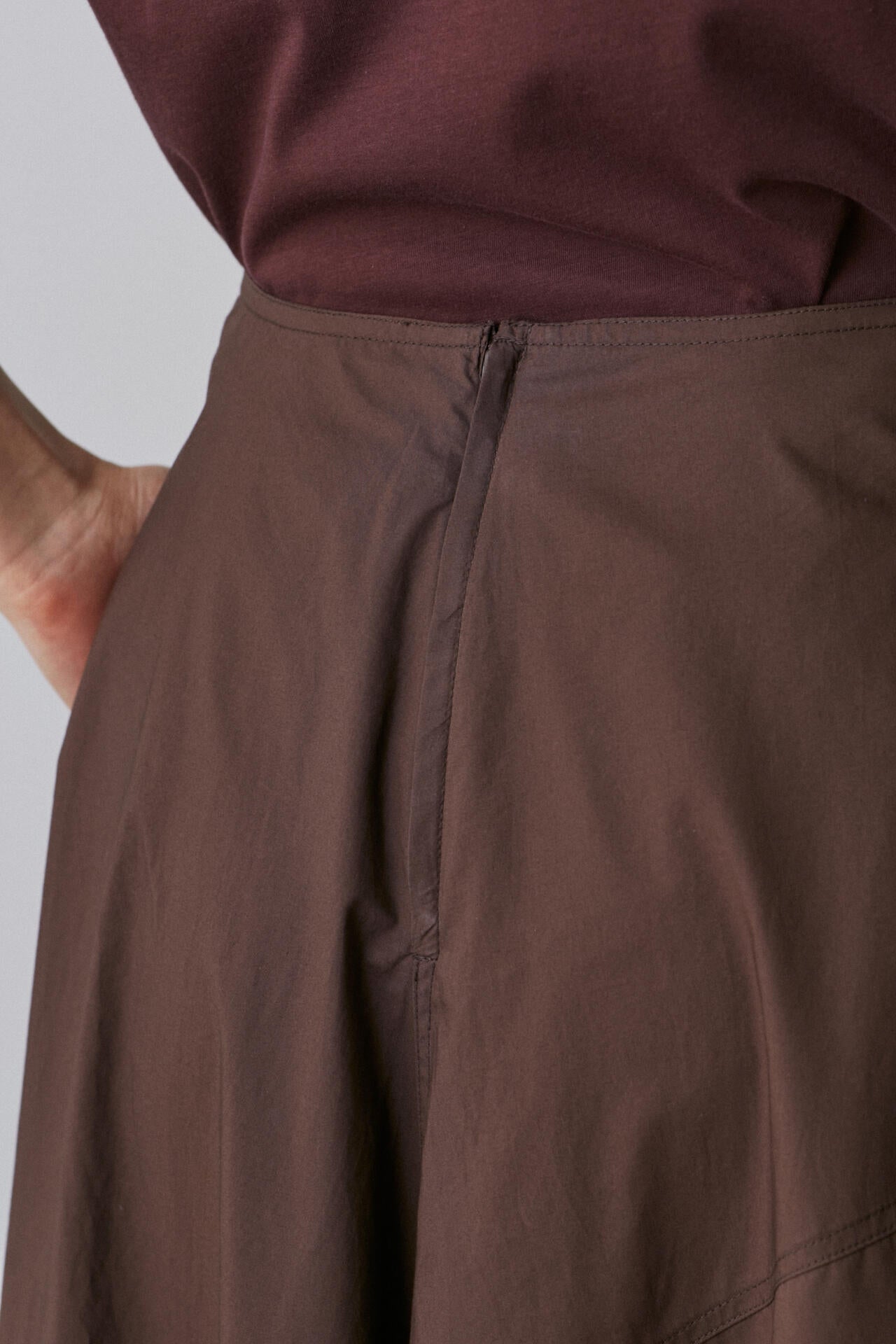 YLEVE / SUVIN COTTON TYPEWRITER SKIRT