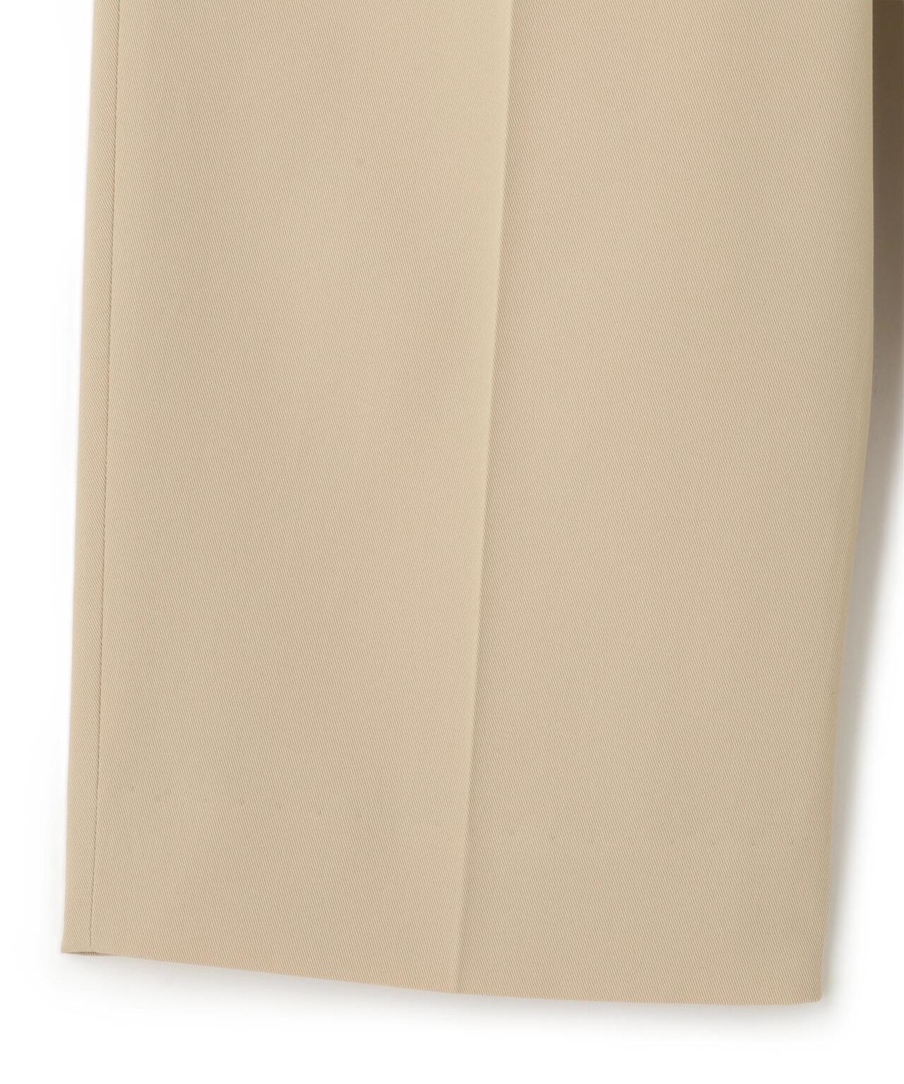 YLEVE / HIGH TWISTED COTTON GABA TROUSERS