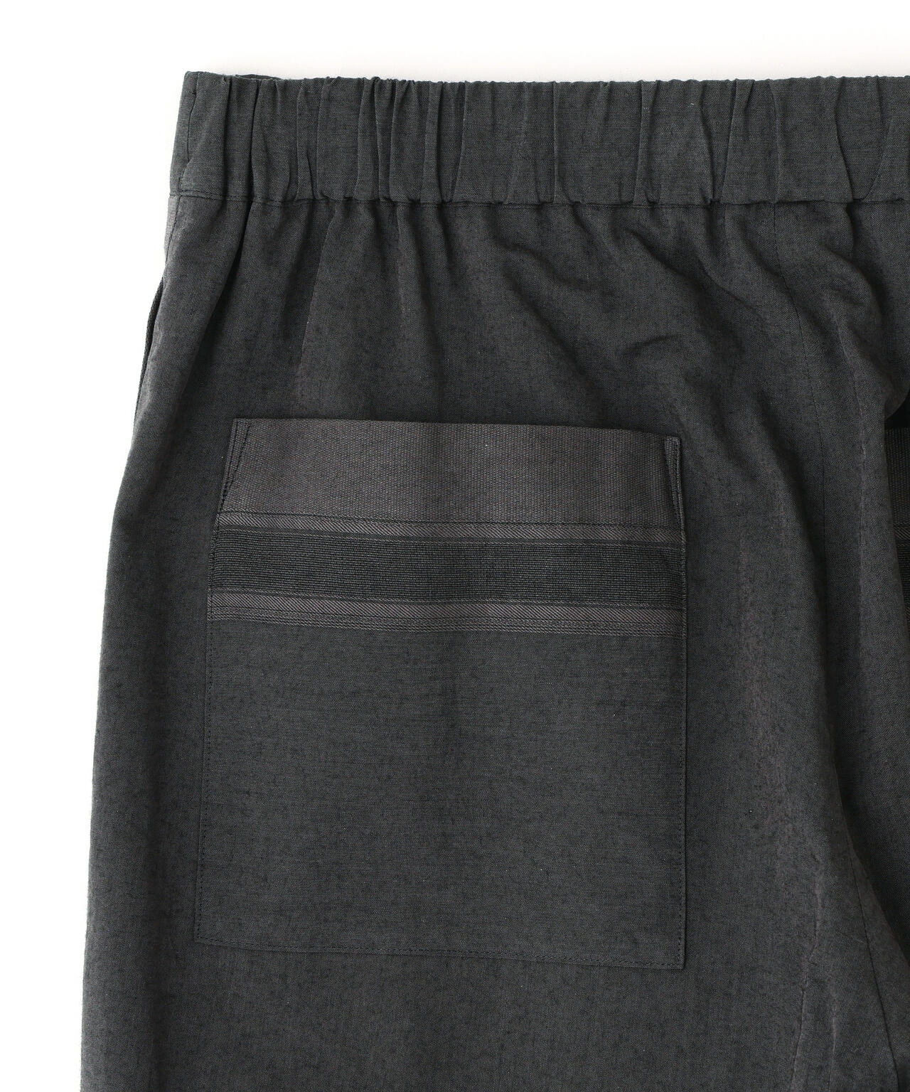 YLEVE / DOBBY STRIPE CHAMBRAY EASY TROUSERS WOEMN