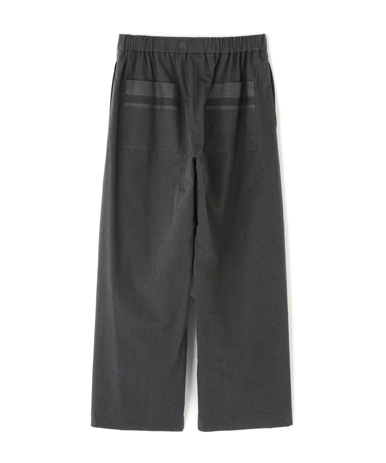 YLEVE / DOBBY STRIPE CHAMBRAY EASY TROUSERS WOEMN