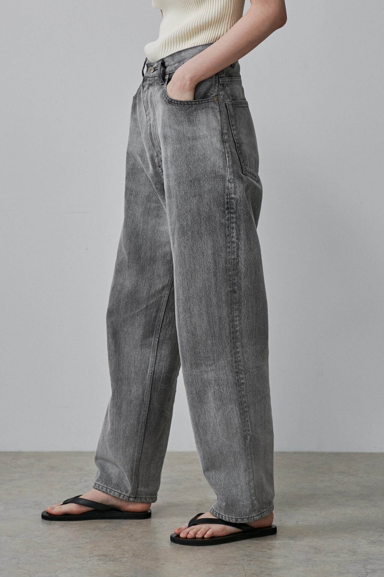 YLEVE / 13.5oz DENIM BAGGY FADE
