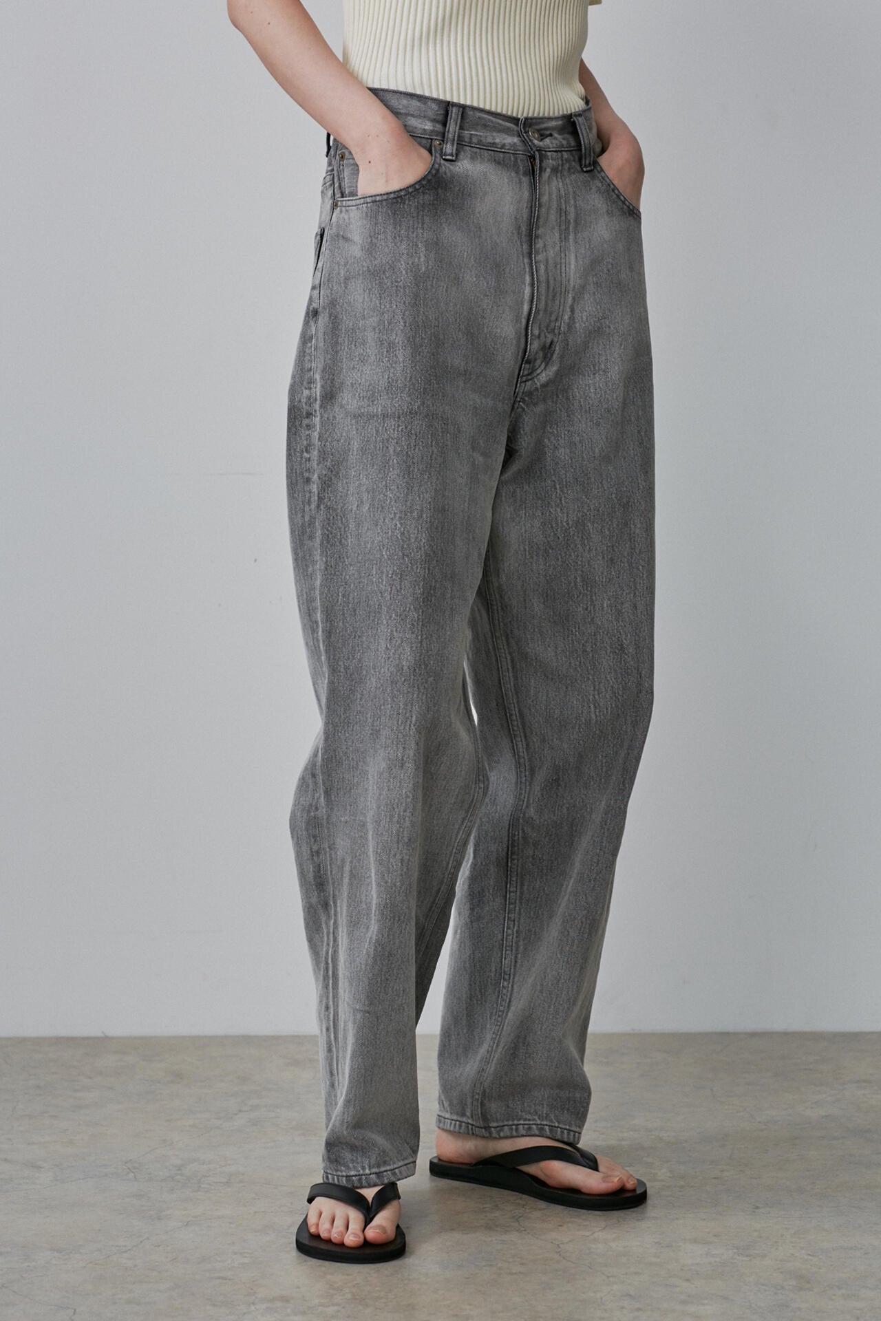 YLEVE / 13.5oz DENIM BAGGY FADE