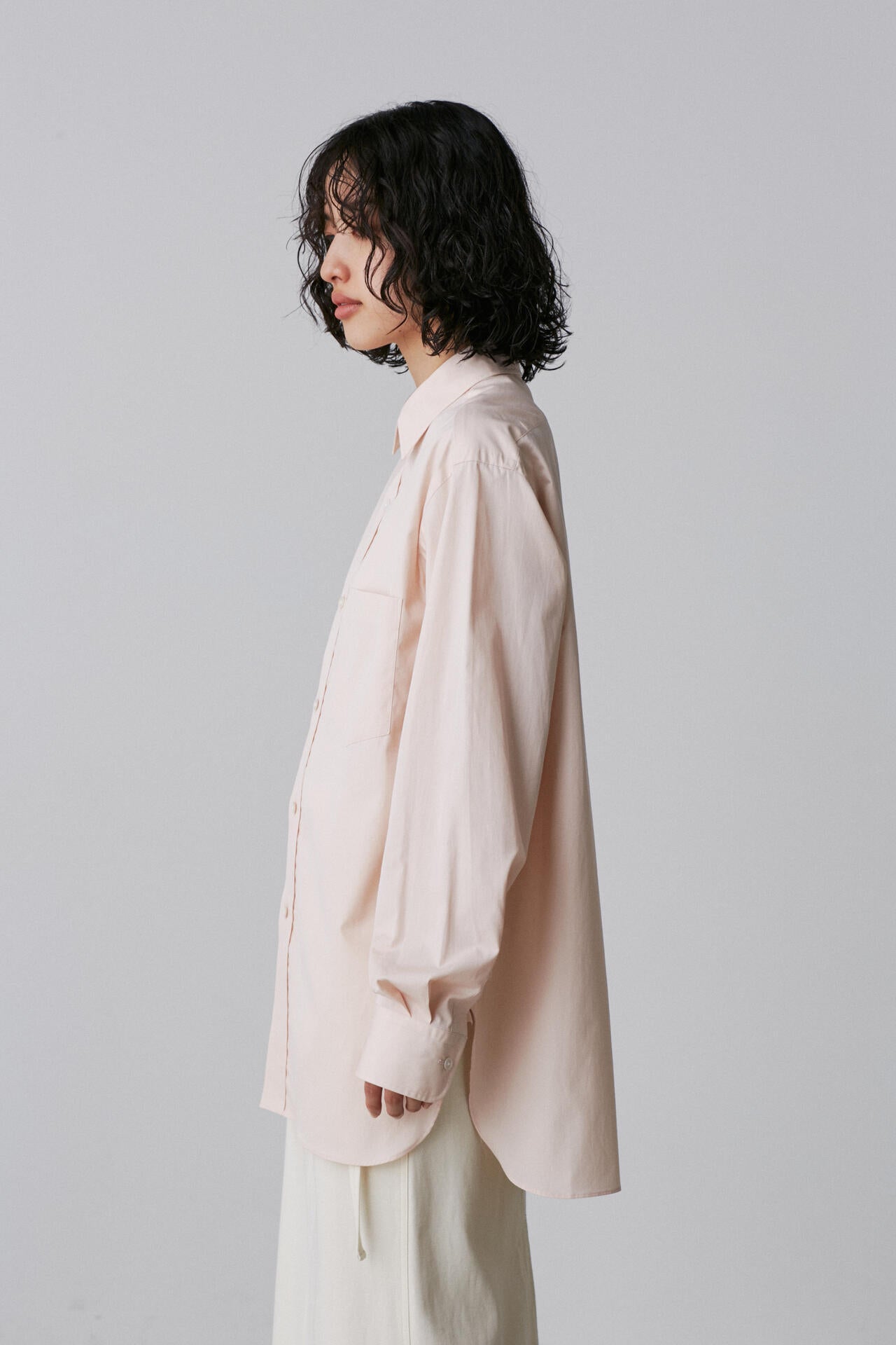 YLEVE / COTTON BROAD SHIRT