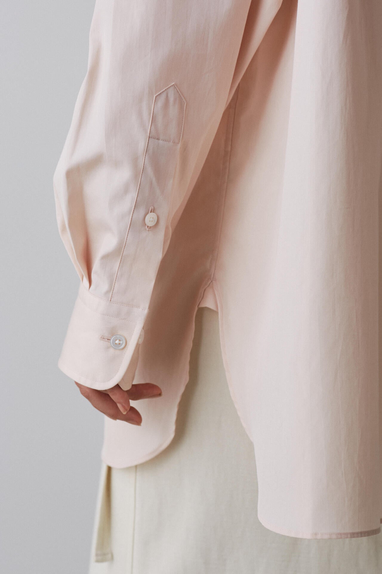 YLEVE / COTTON BROAD SHIRT
