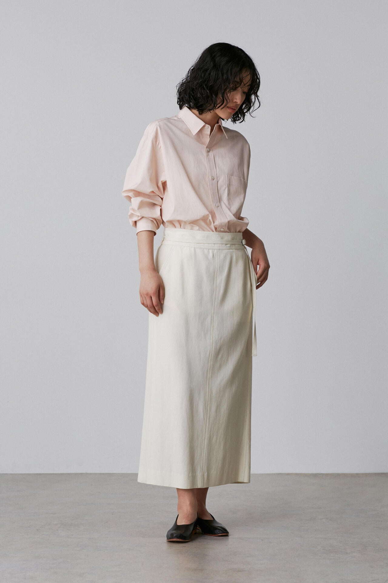 YLEVE / COTTON BROAD SHIRT